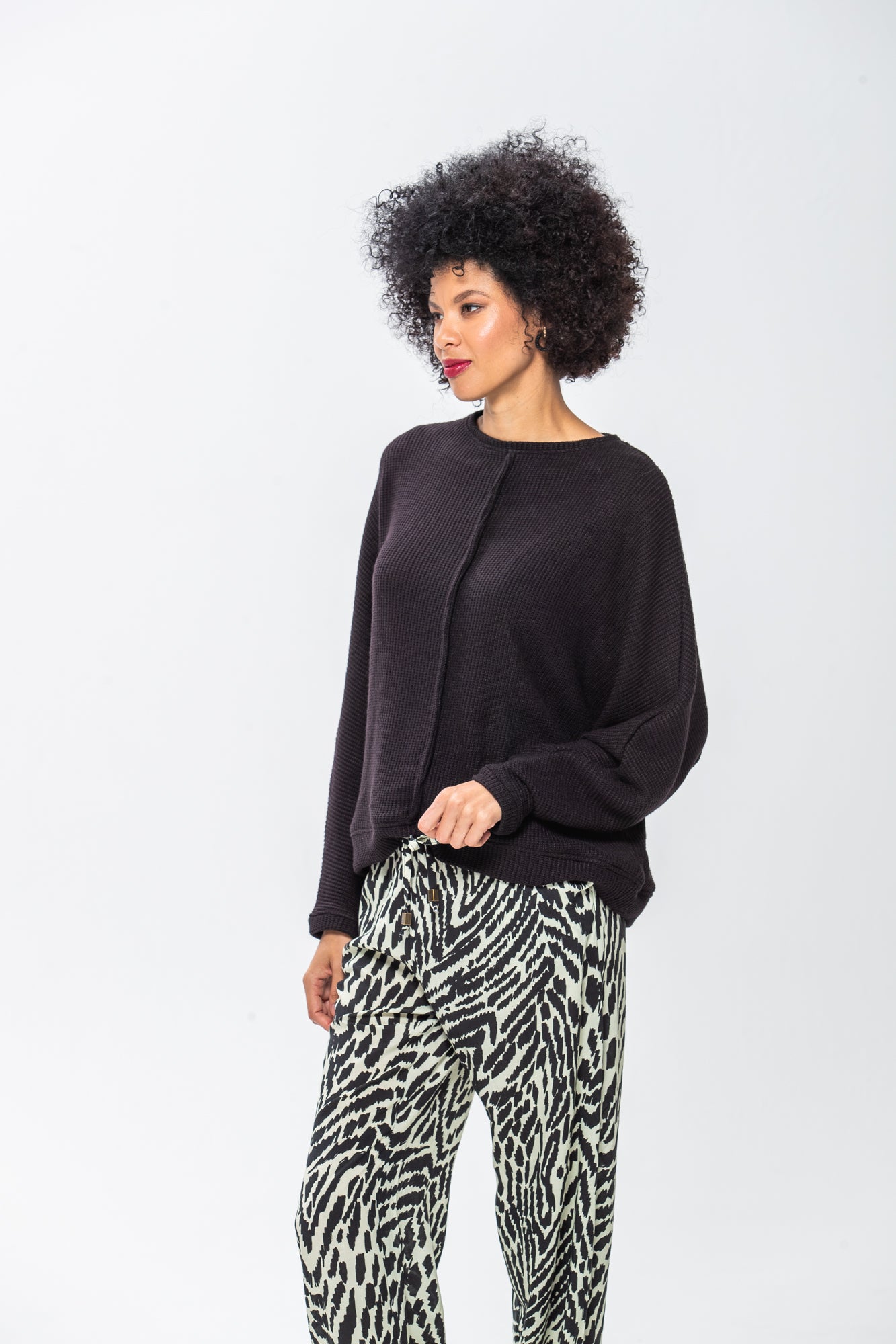 Diana Winter Knit - Black