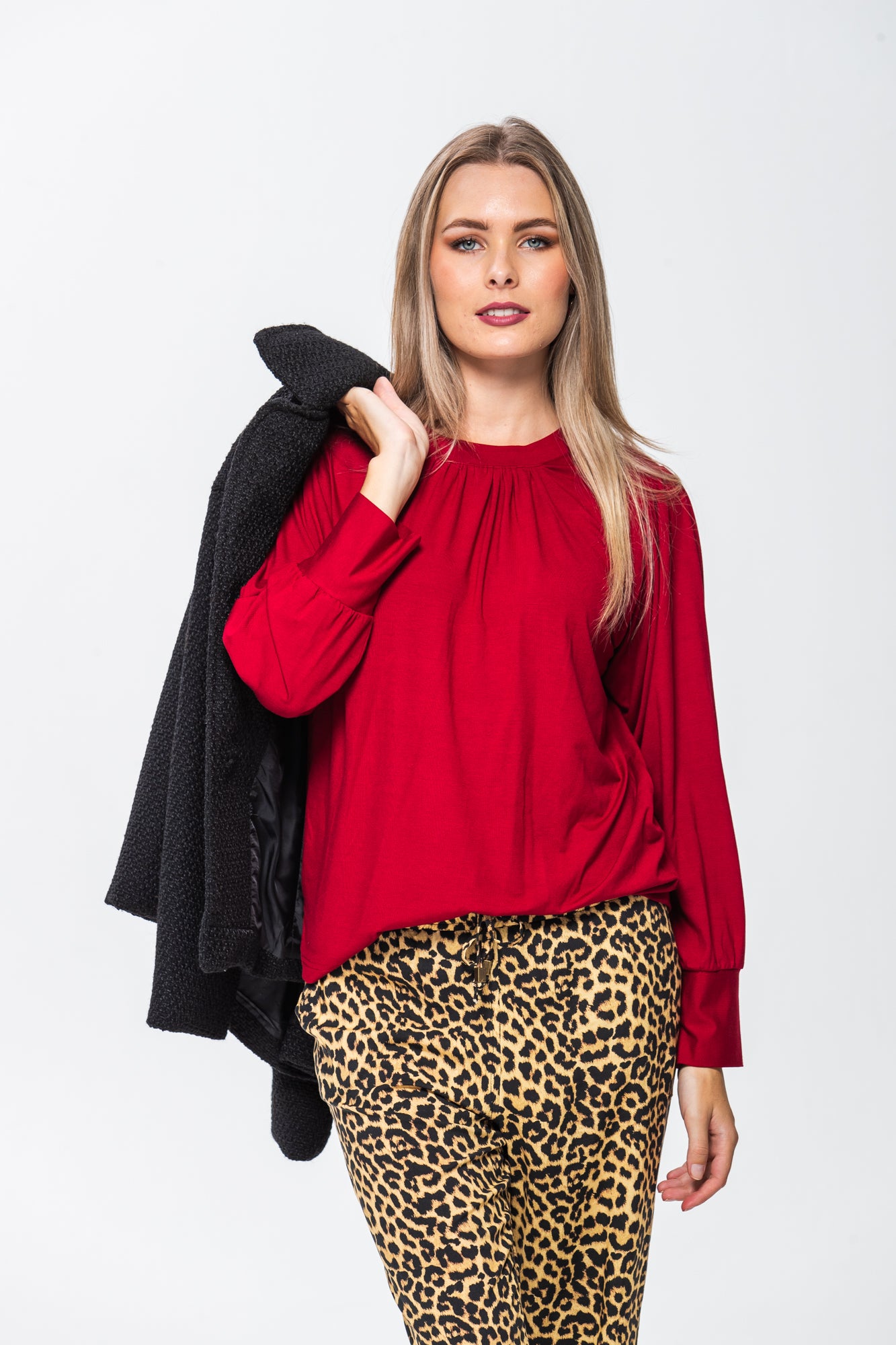 Aspen Winter Tee - Lava Red