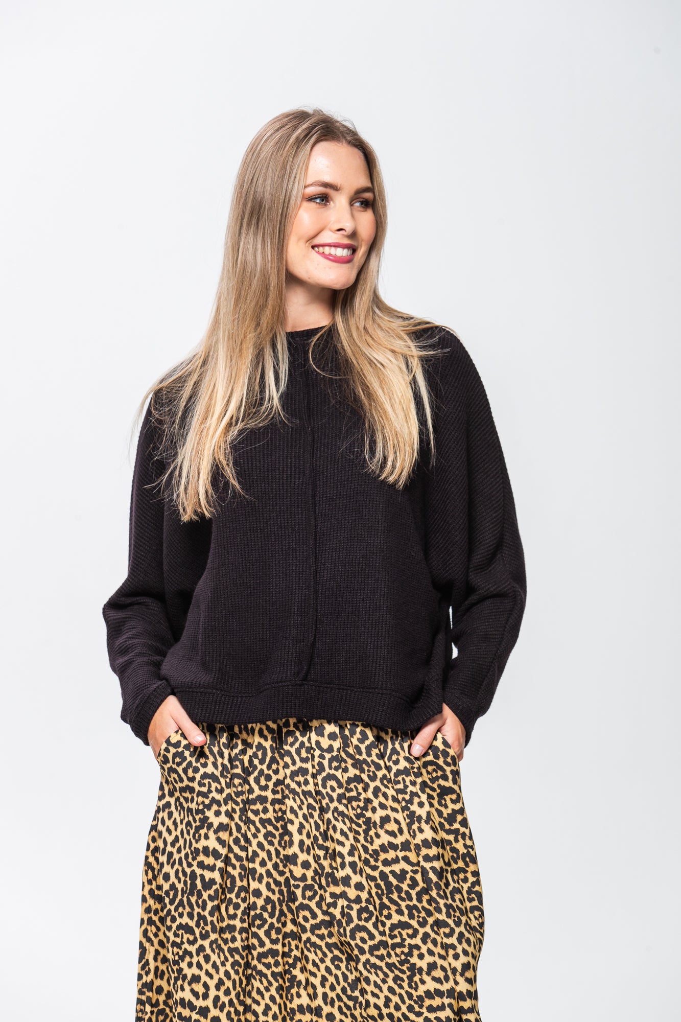 Diana Winter Knit - Black