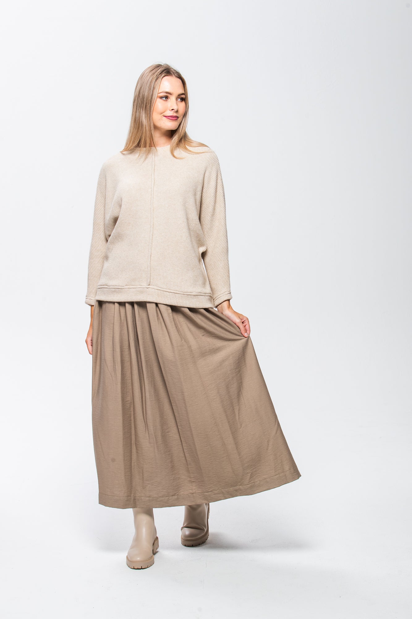 Diana Winter Knit - Creme