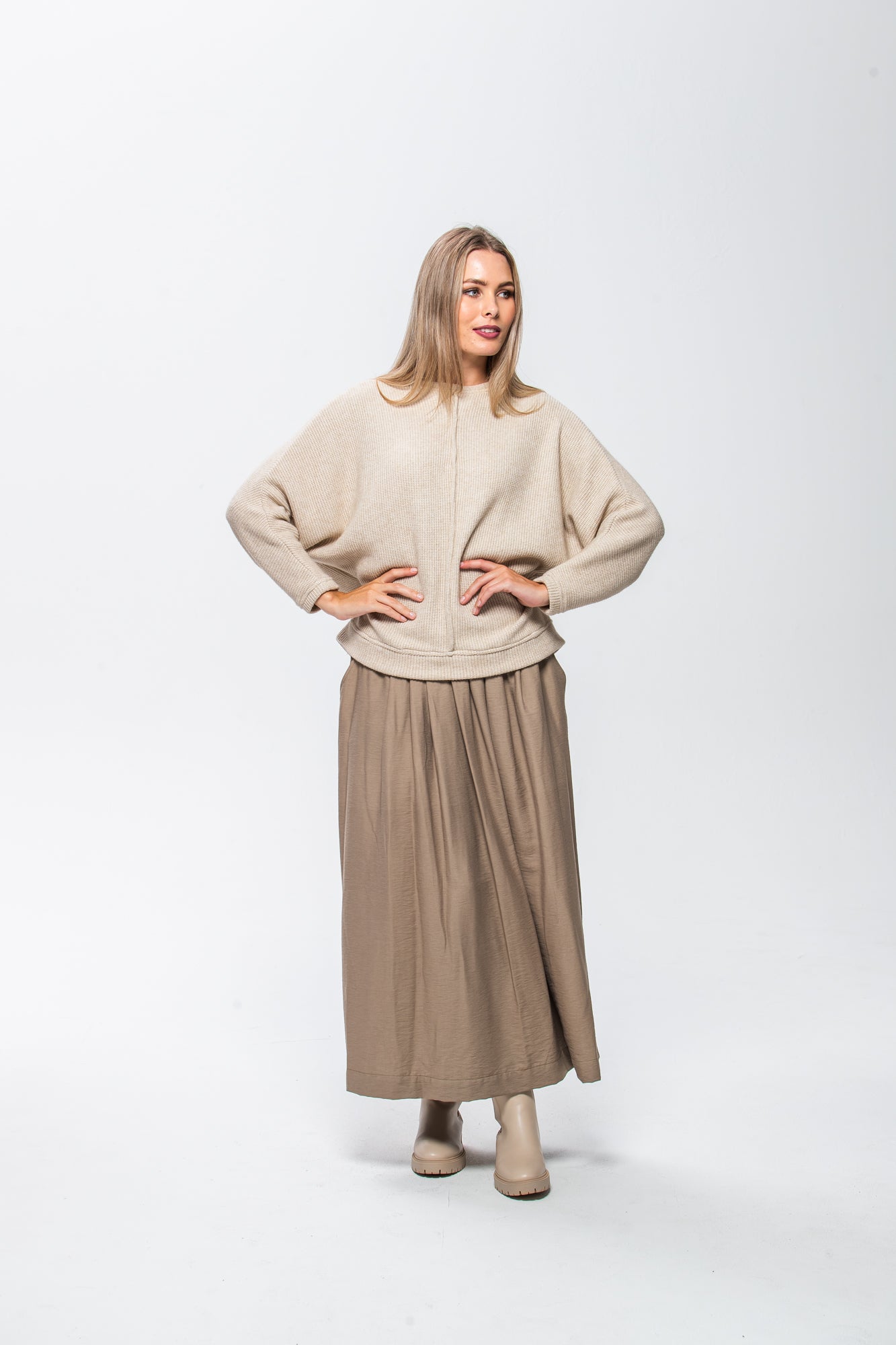 Diana Winter Knit - Creme