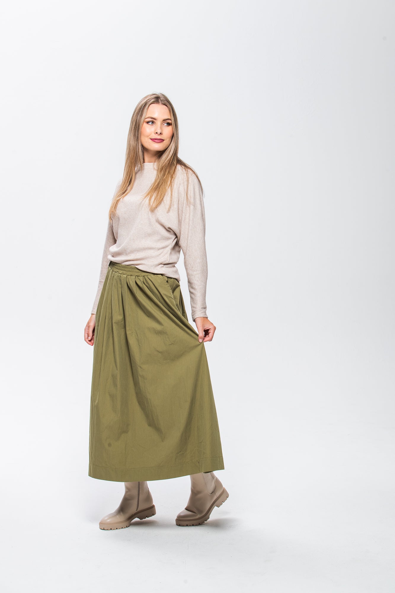 Sorrento skirt - Khaki