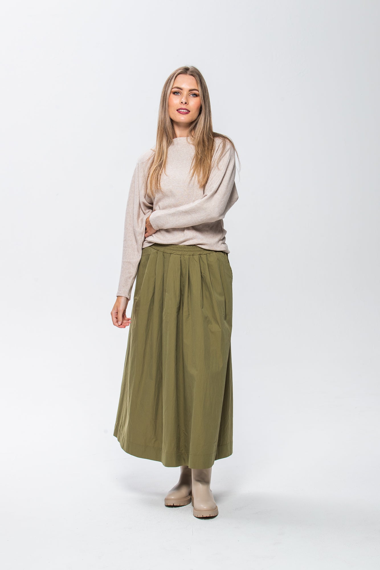 Sorrento skirt - Khaki