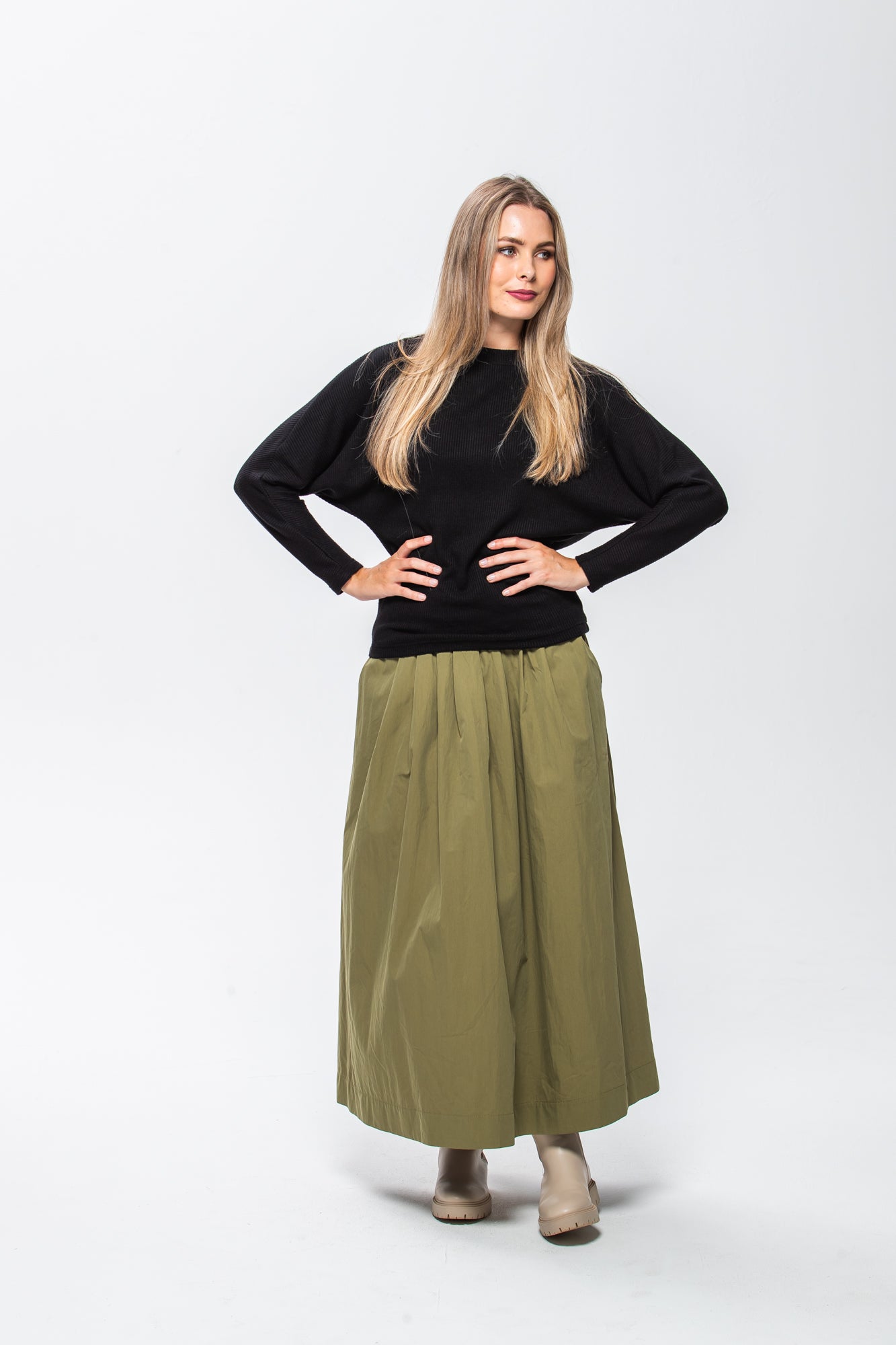 Sorrento skirt - Khaki