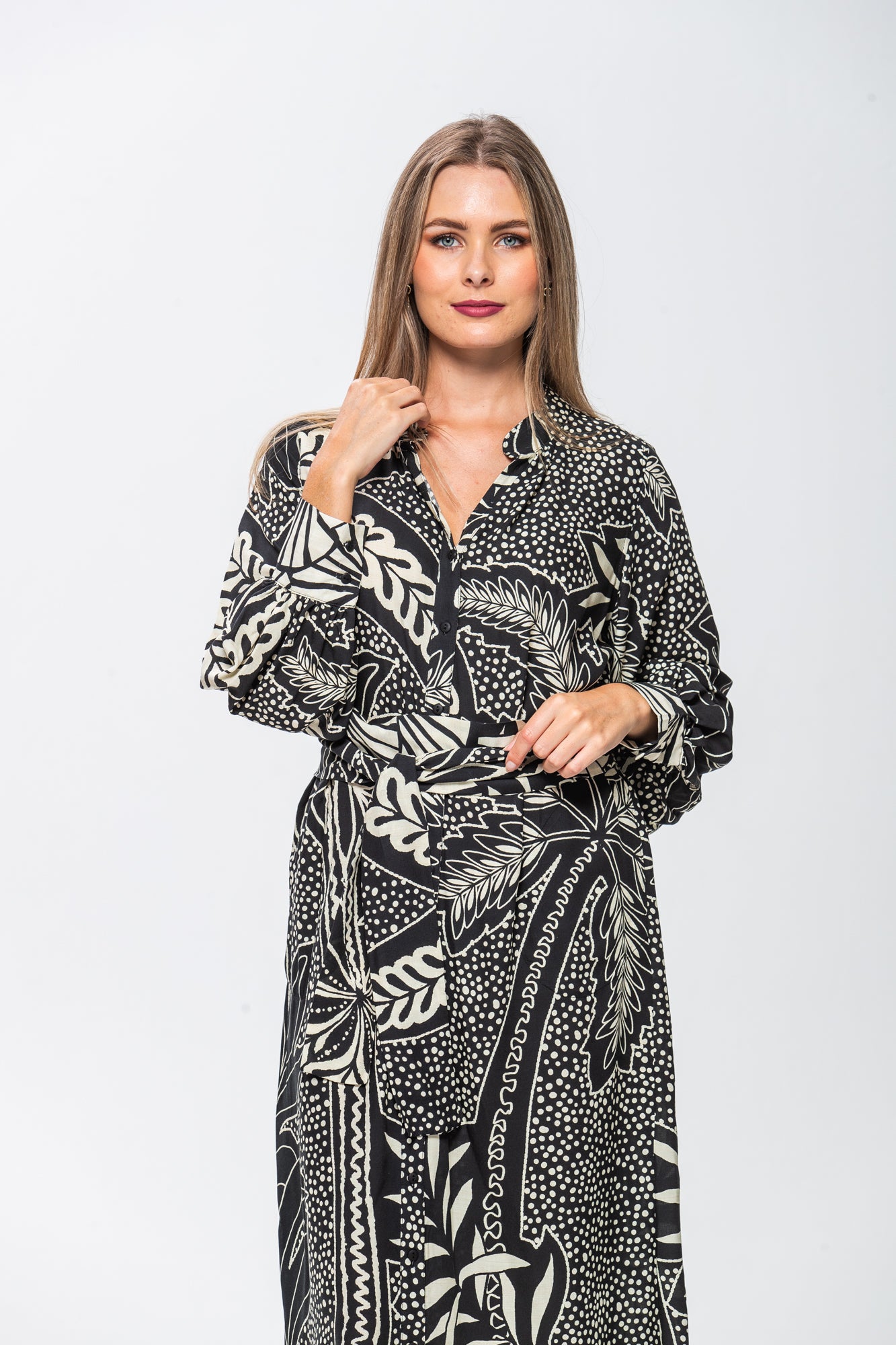 Stella Dress - Black & White