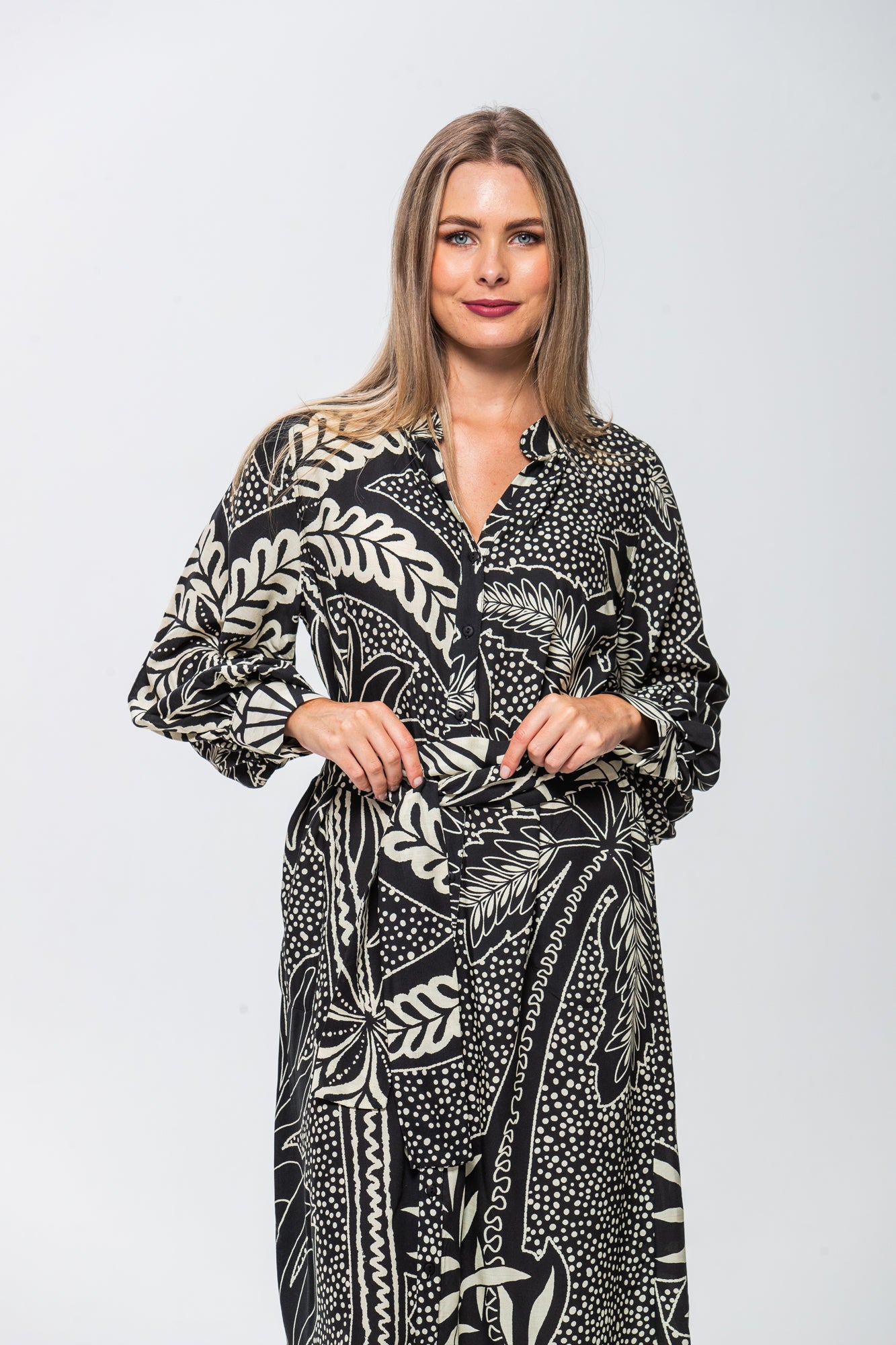 Stella Dress - Black & White