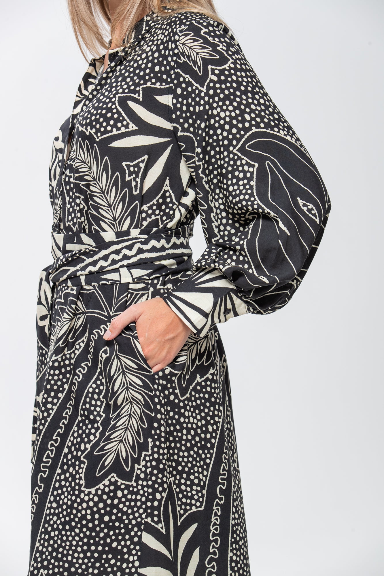 Stella Dress - Black & White