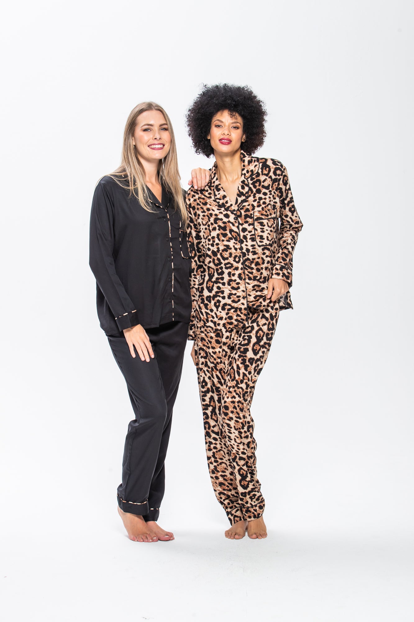 Long Pyjama Set - Black