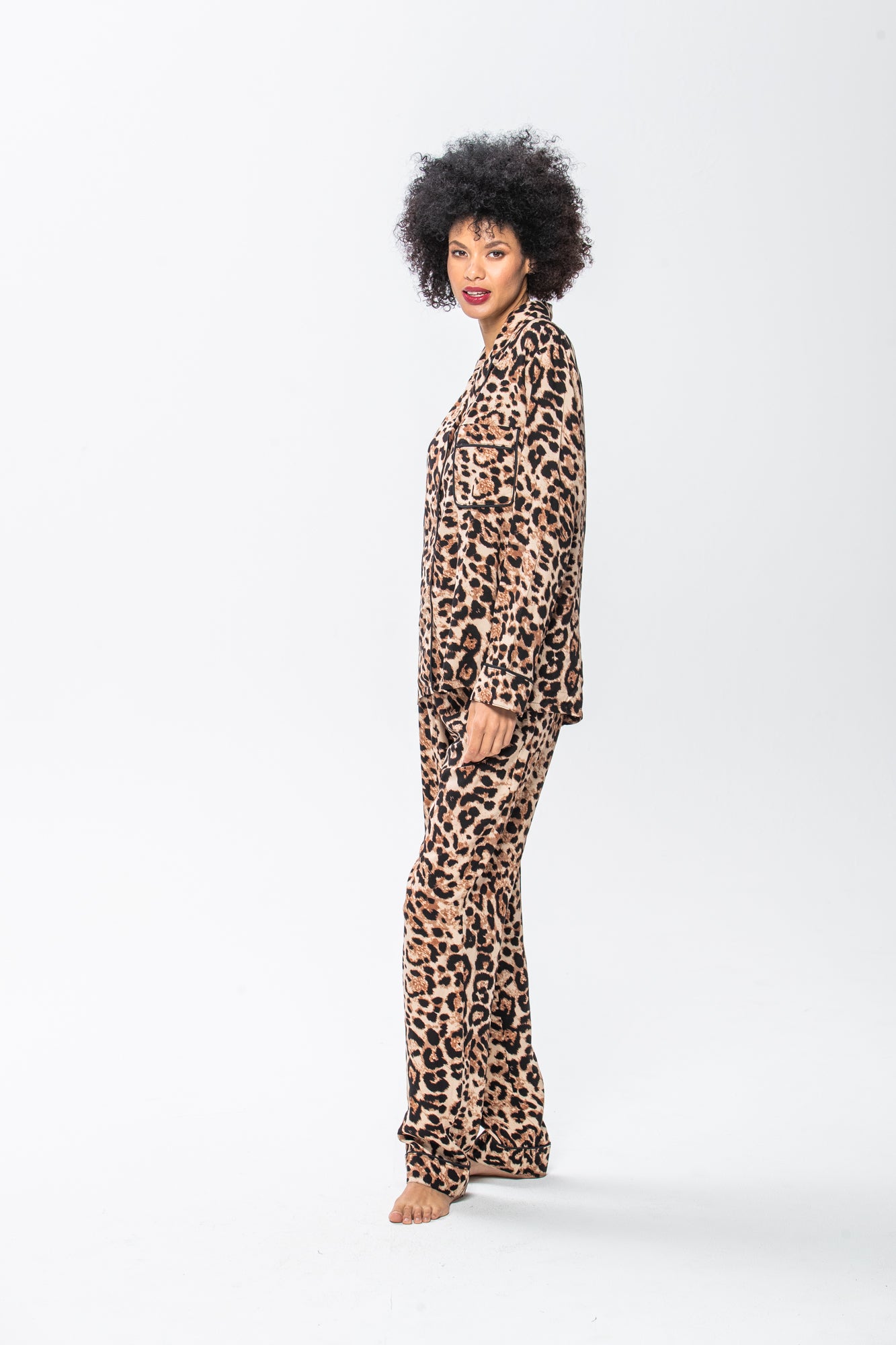 Long Pyjama Set - Animal Print