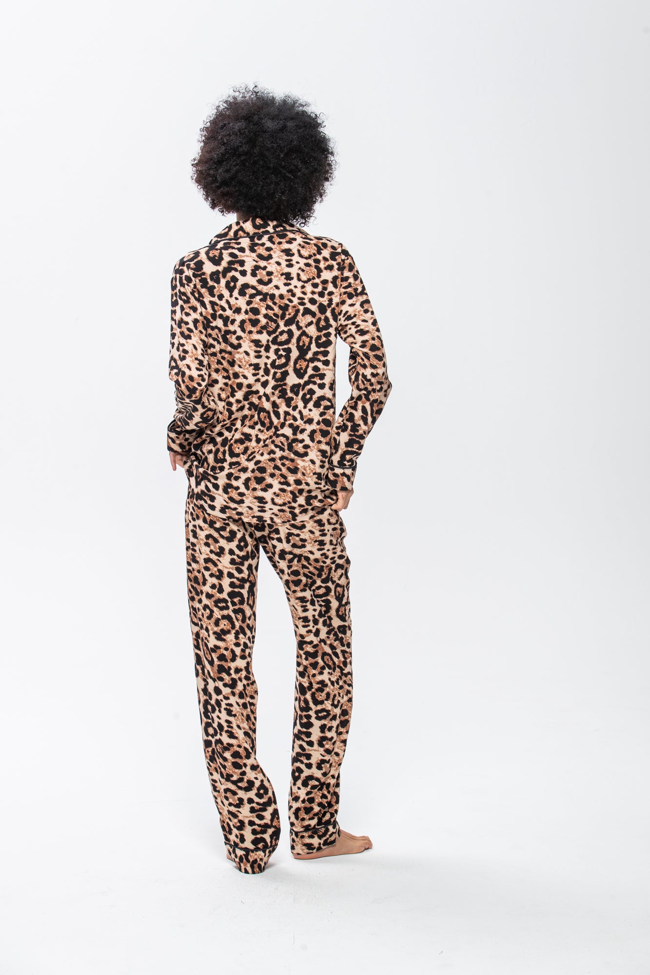 Long Pyjama Set - Animal Print