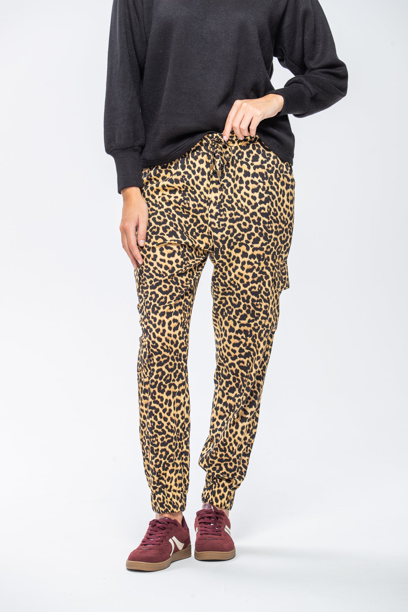 Boston Cargo Pants - Animal Print