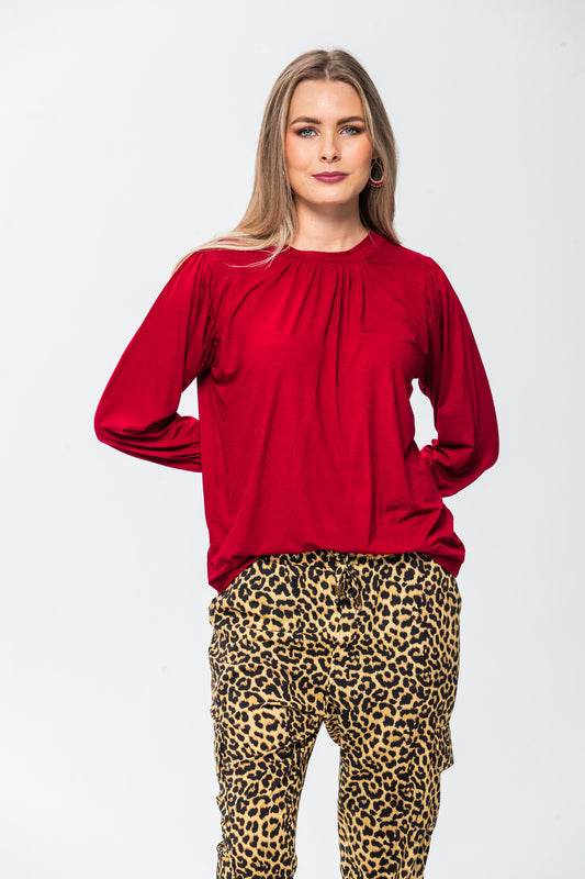 Aspen Winter Tee - Lava Red