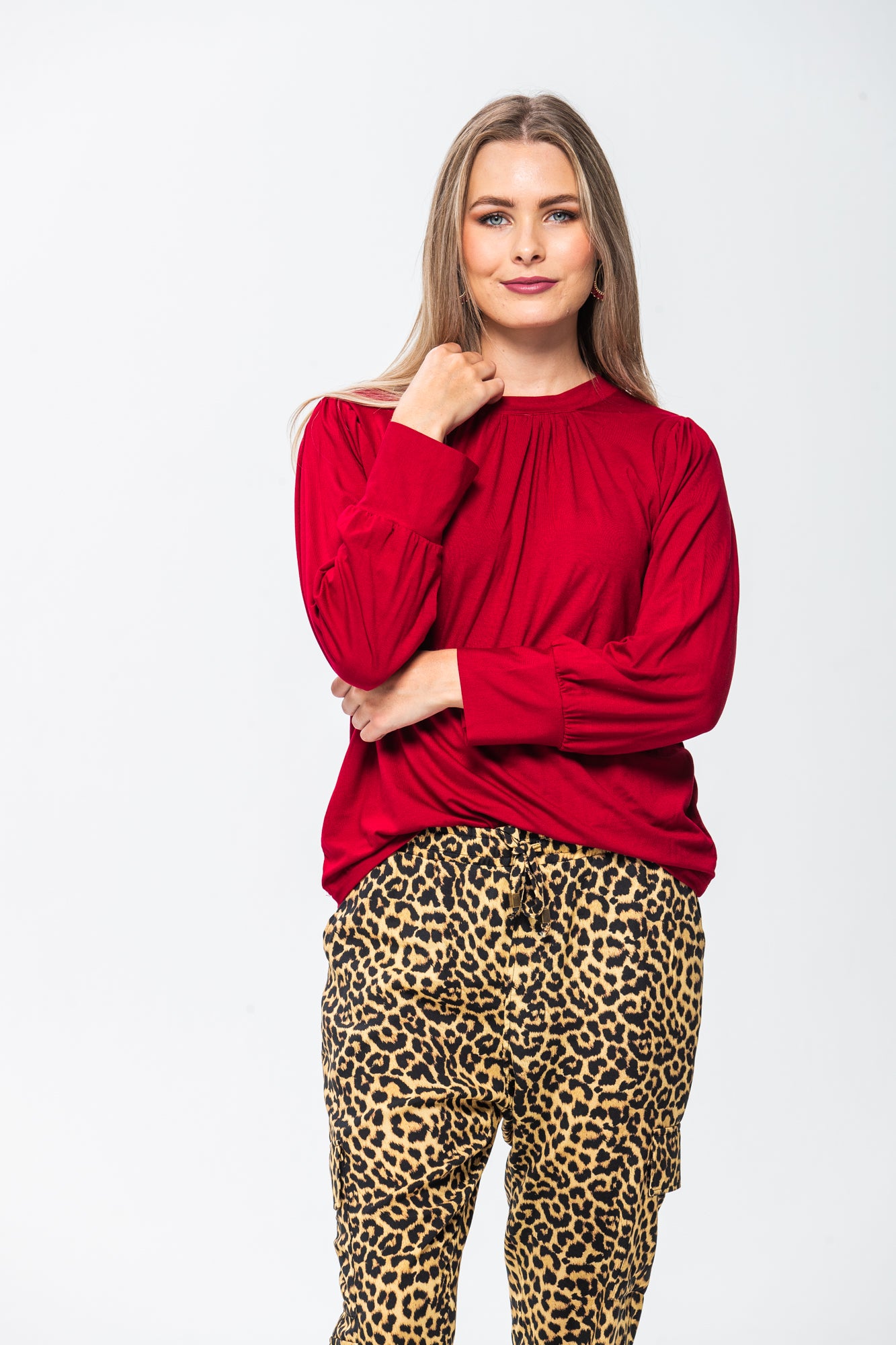 Aspen Winter Tee - Lava Red