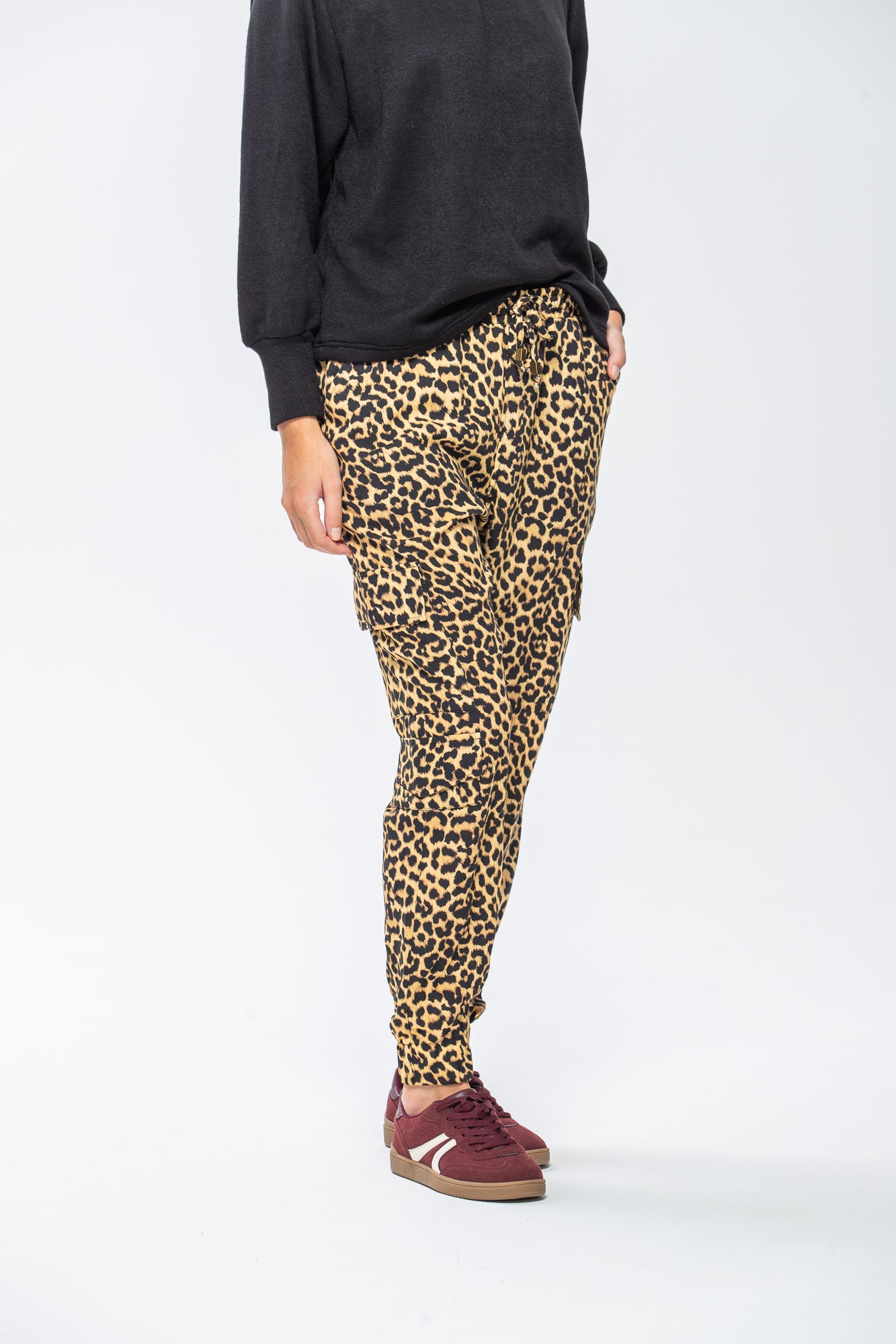 Boston Cargo Pants - Animal Print
