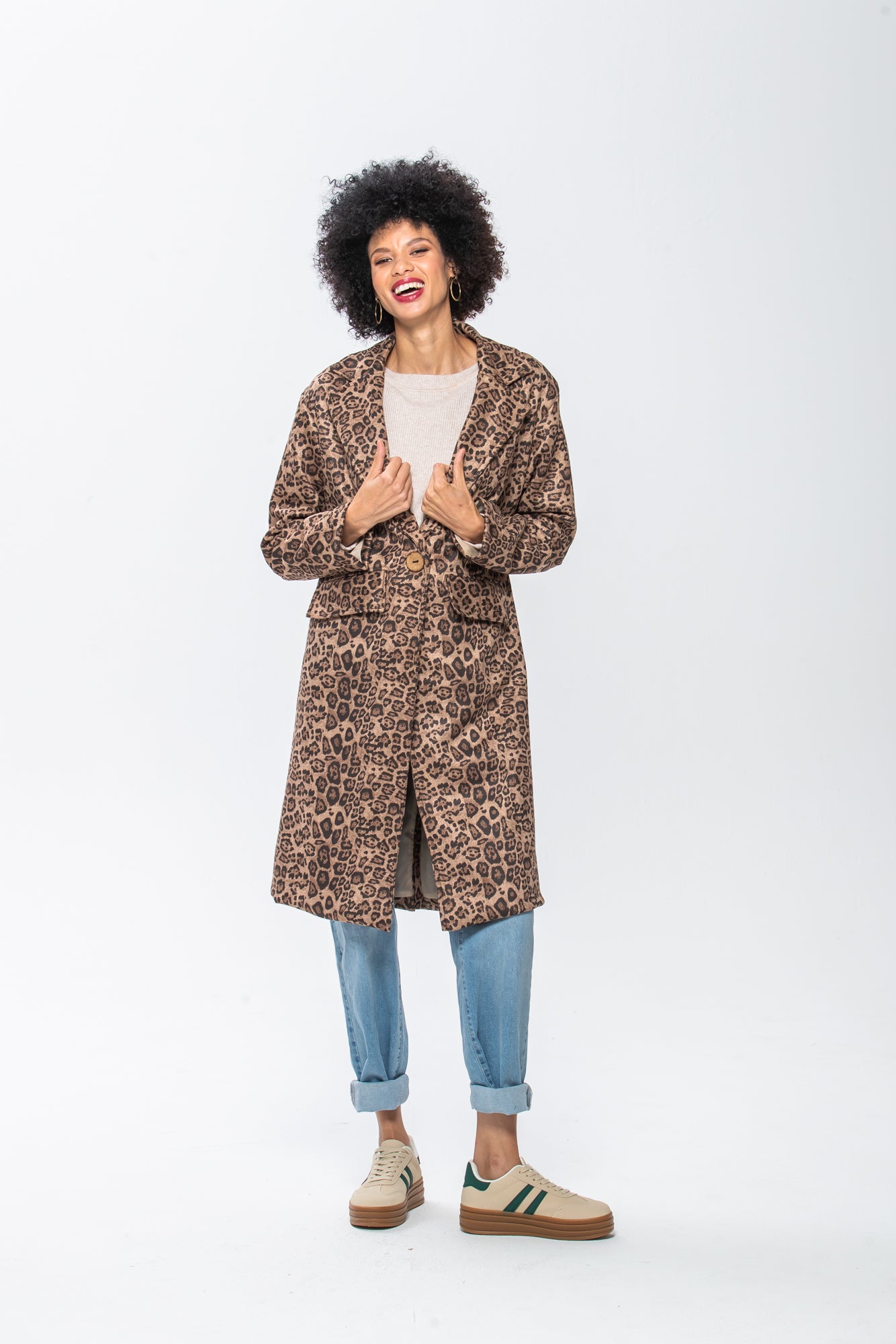 Naomi Coat - Animal Print