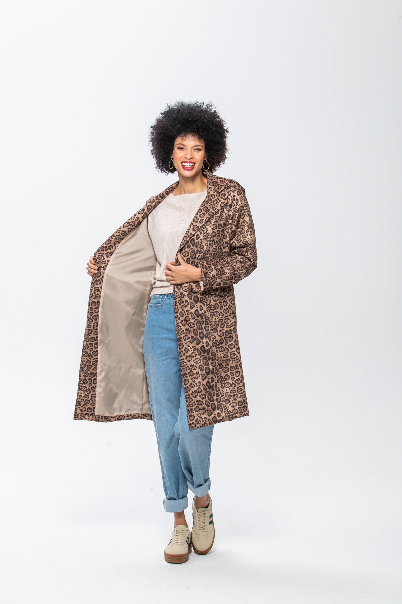 Naomi Coat - Animal Print