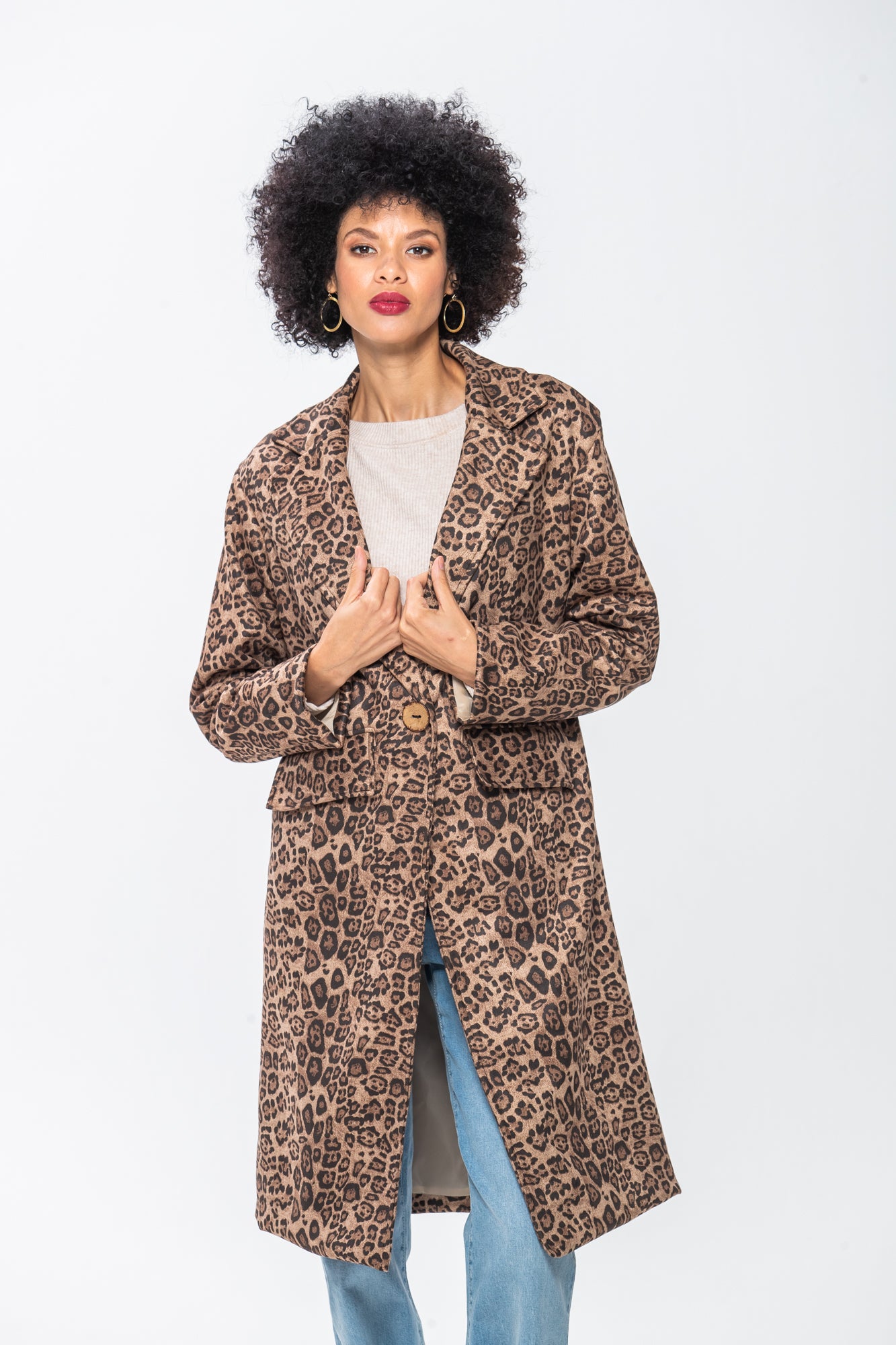 Naomi Coat - Animal Print