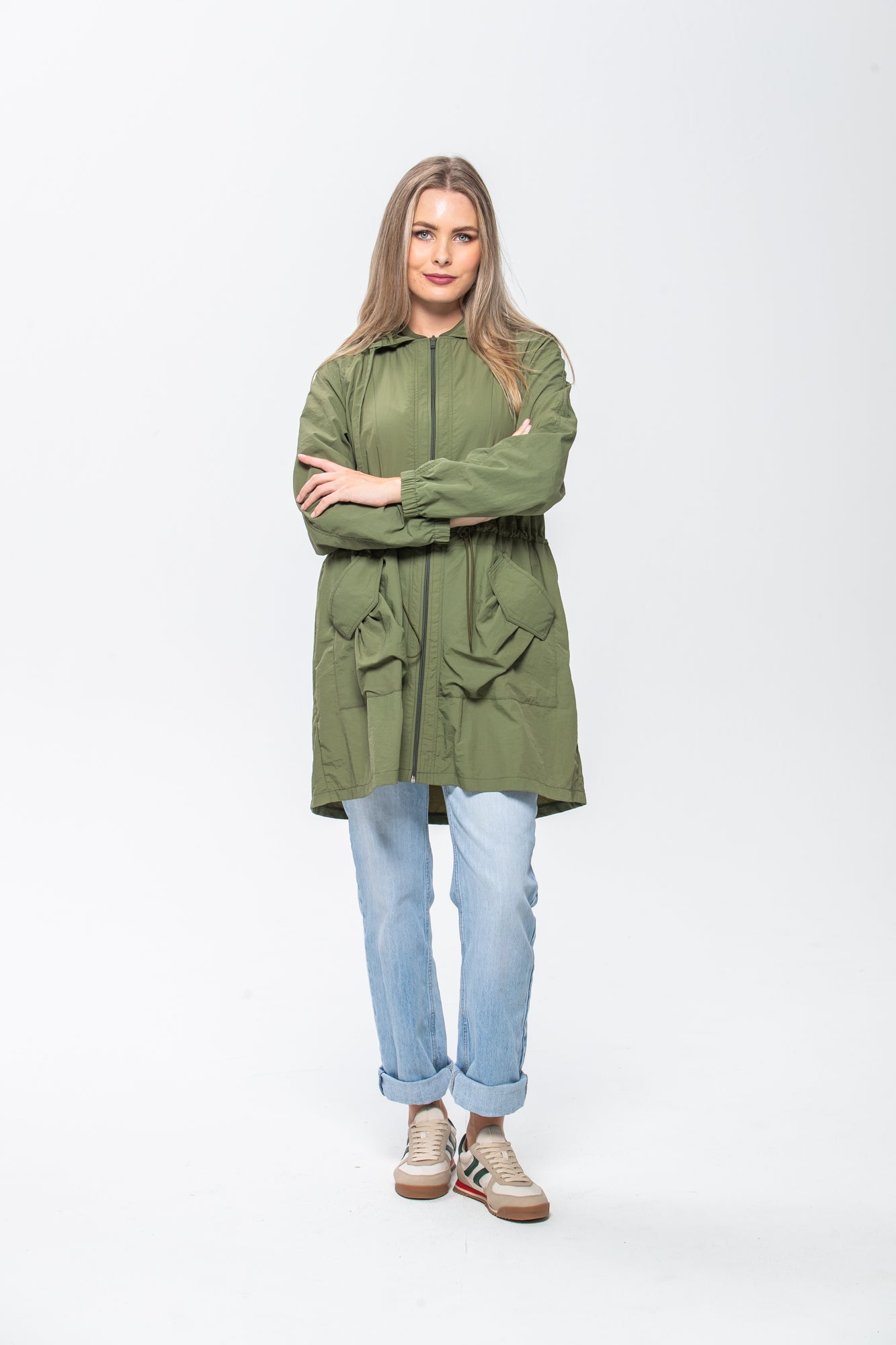 The Sofia Raincoat - Khaki