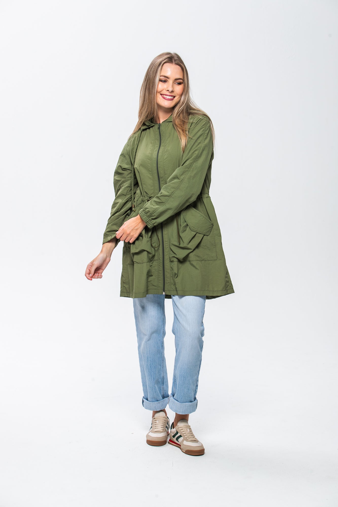 The Sofia Raincoat - Khaki