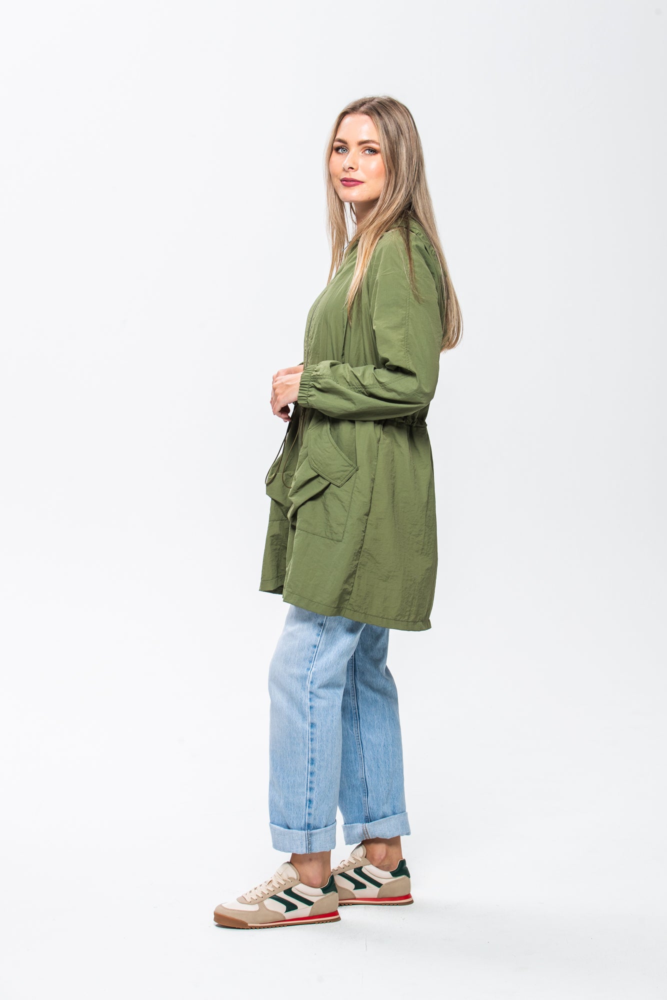 The Sofia Raincoat - Khaki