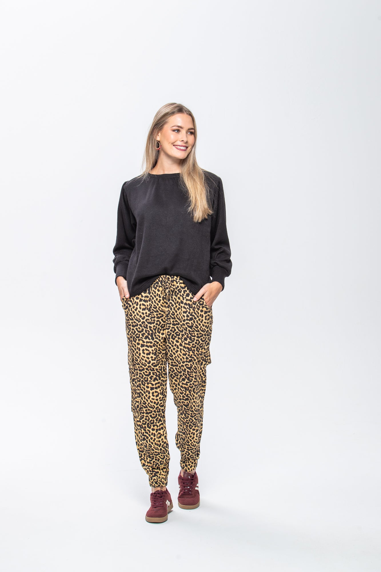 Boston Cargo Pants - Animal Print