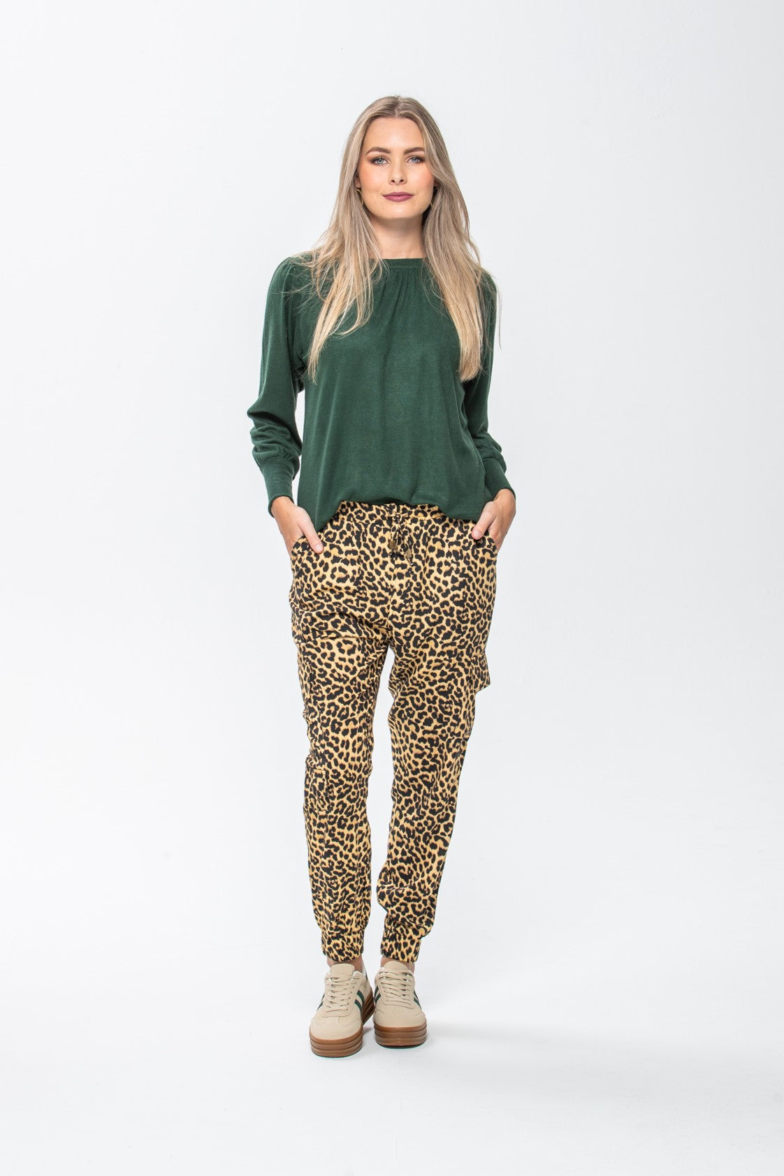 Boston Cargo Pants - Animal Print
