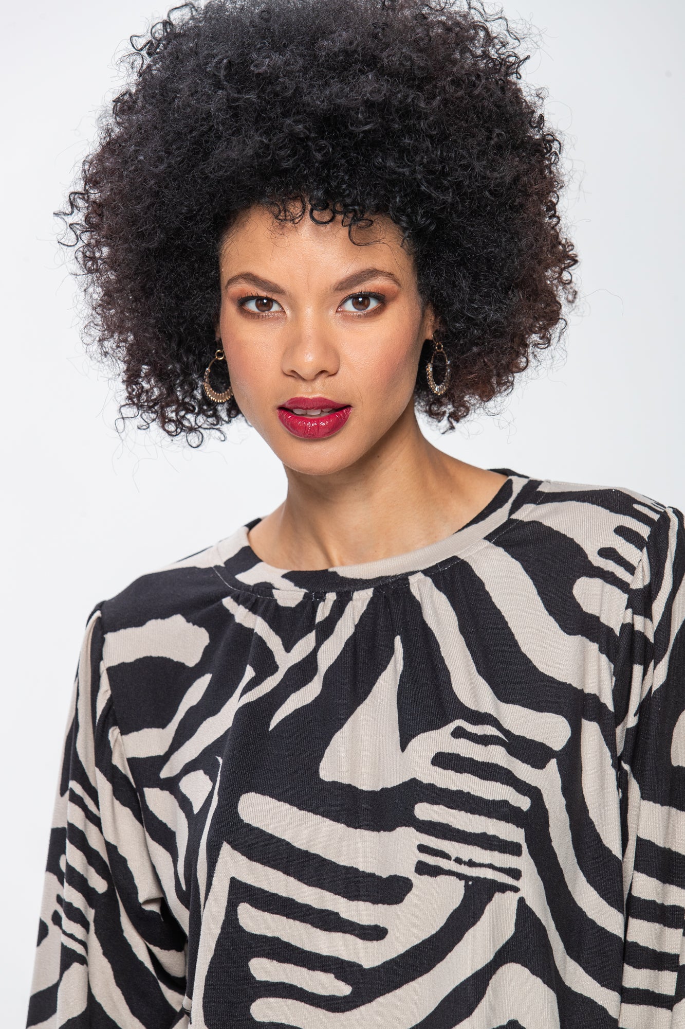 Aspen Winter Knit - Creme & Black