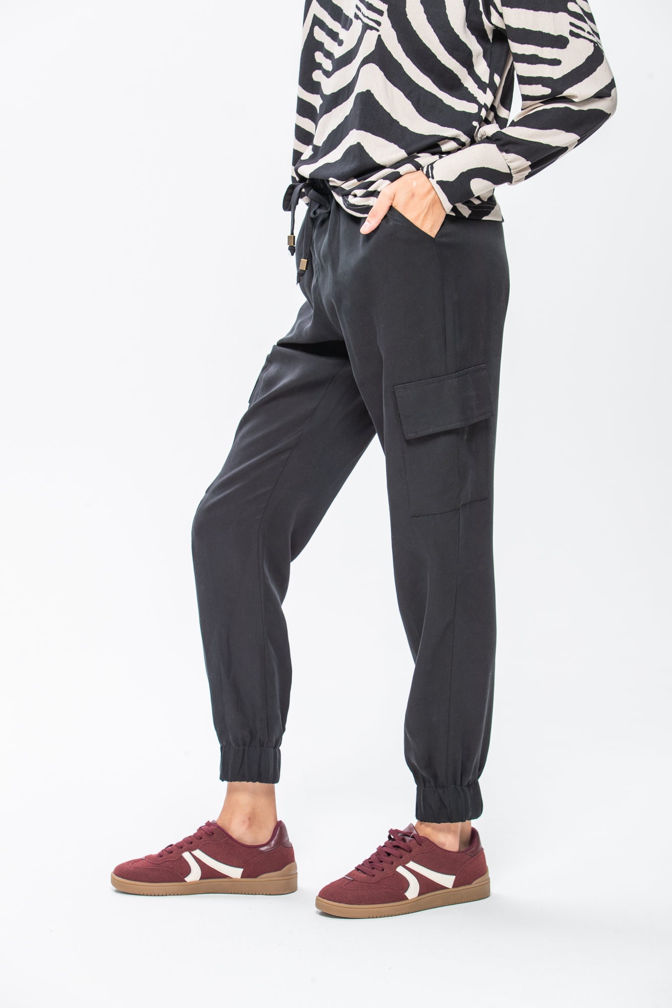 Boston Cargo Pants - Black