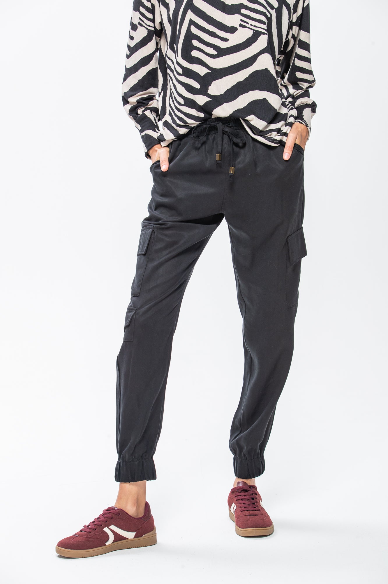 Boston Cargo Pants - Black