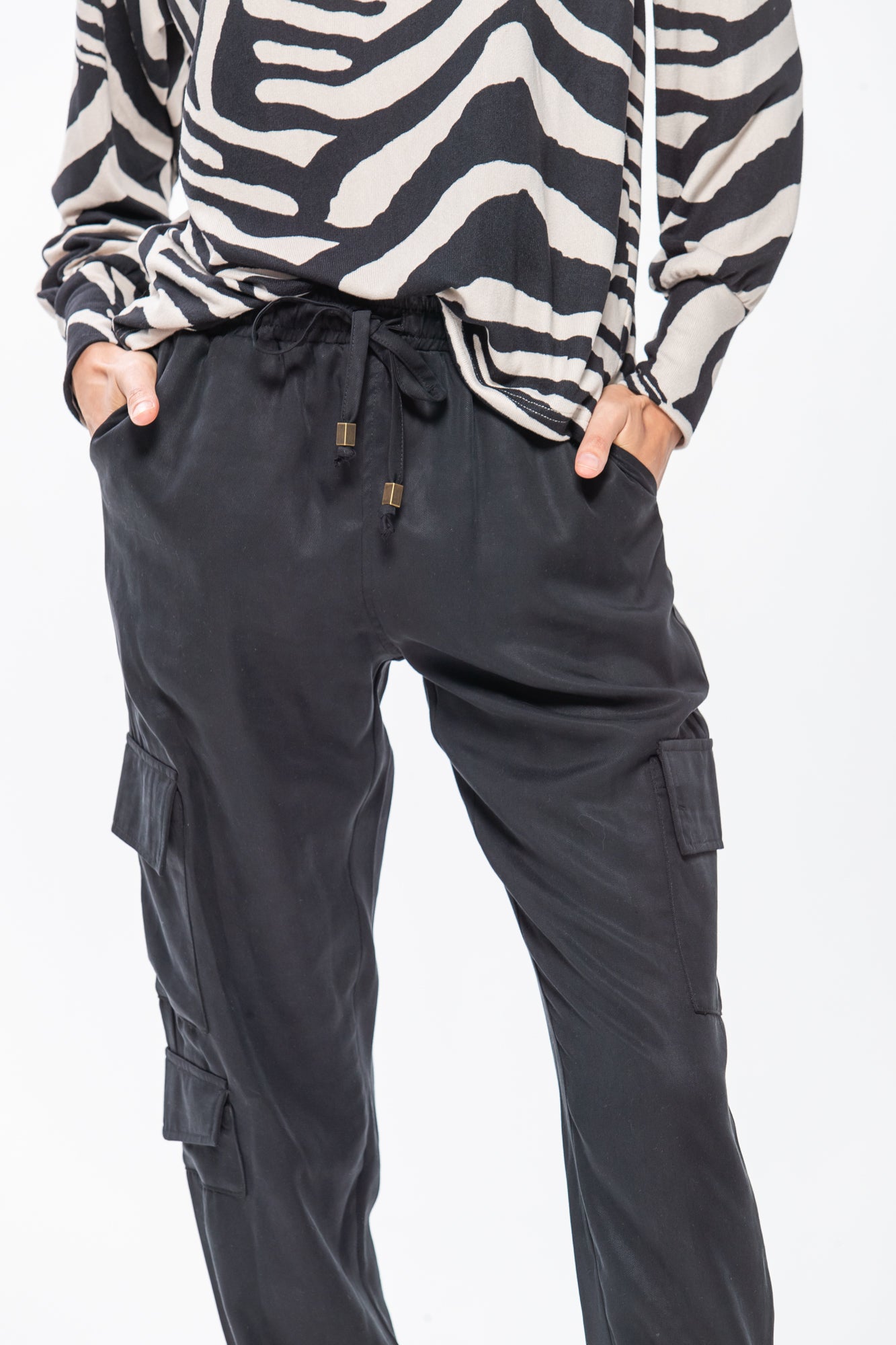 Boston Cargo Pants - Black