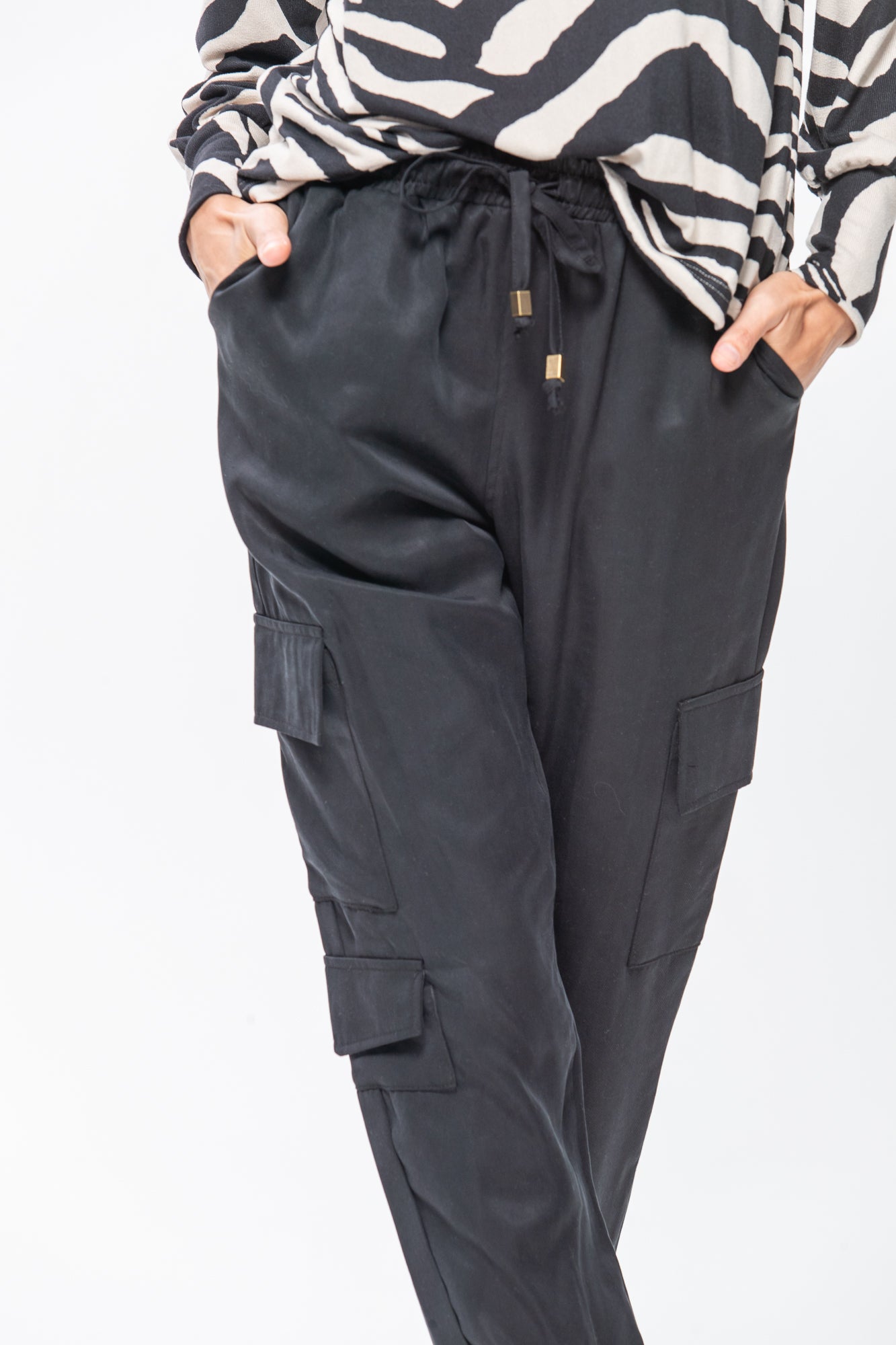 Boston Cargo Pants - Black