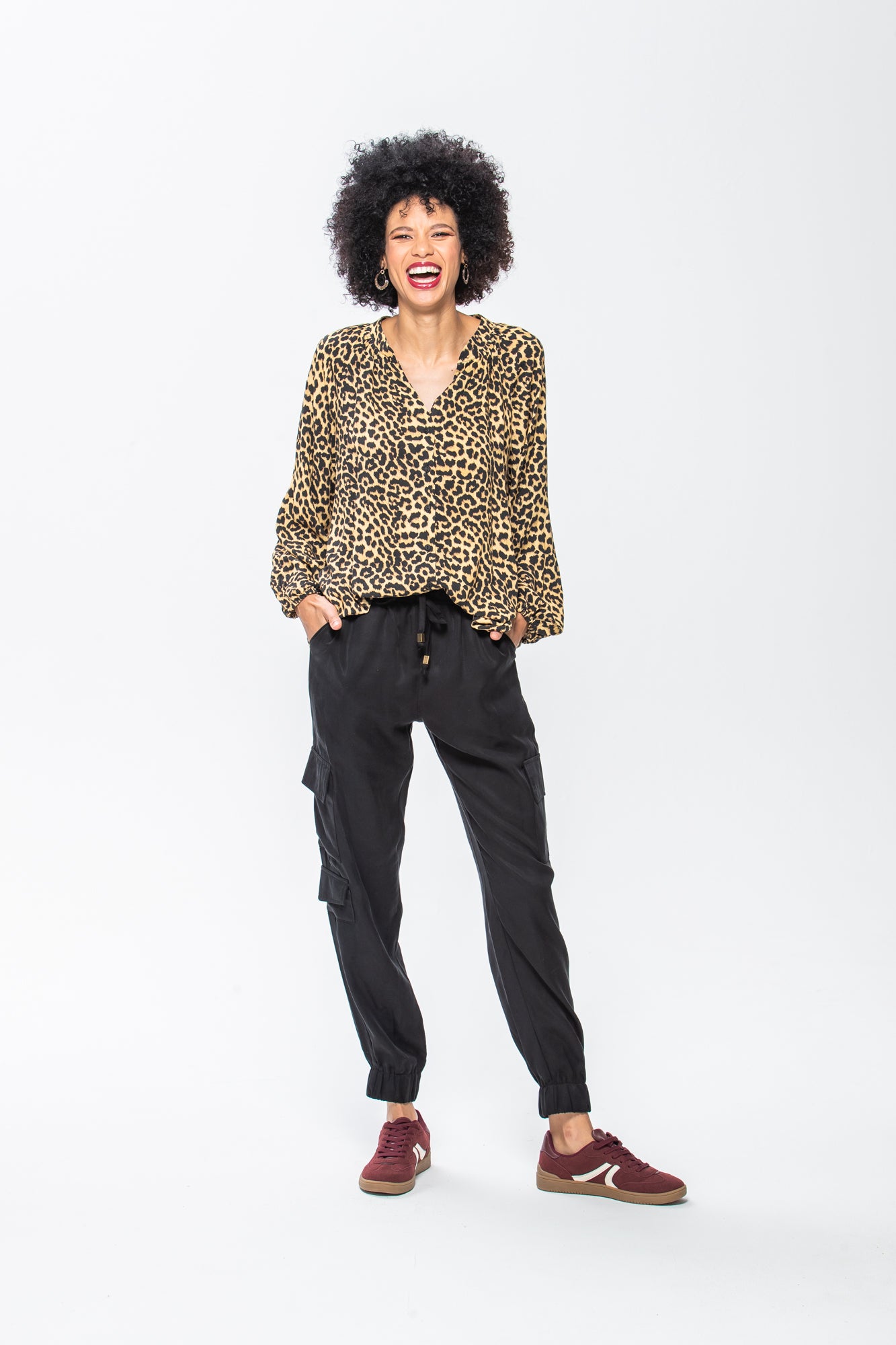 Emma Winter Shirt - Animal Print