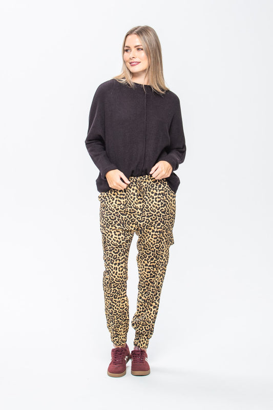 Boston Cargo Pants - Animal Print