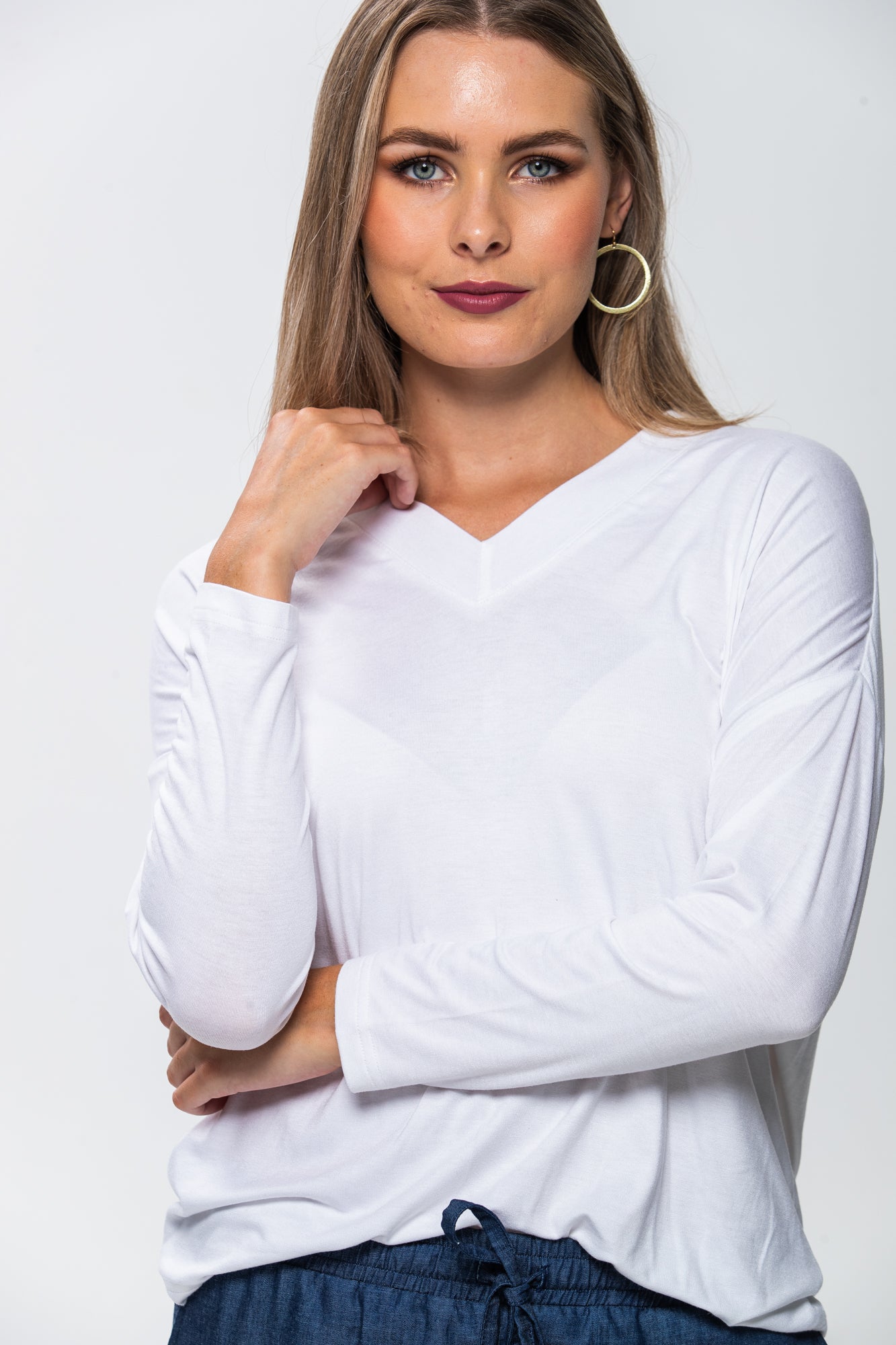 Corfu Winter Tee - White