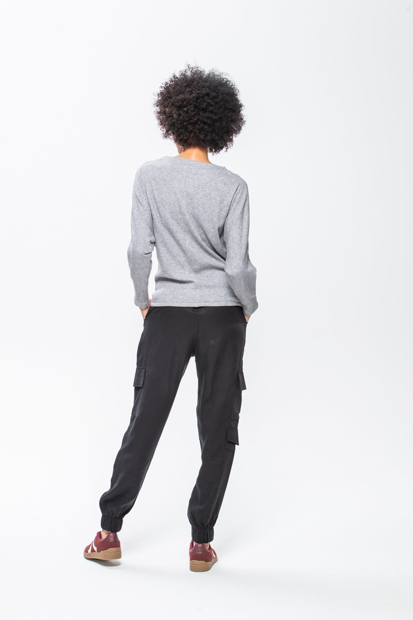 Grace Winter Knit - Grey Melange