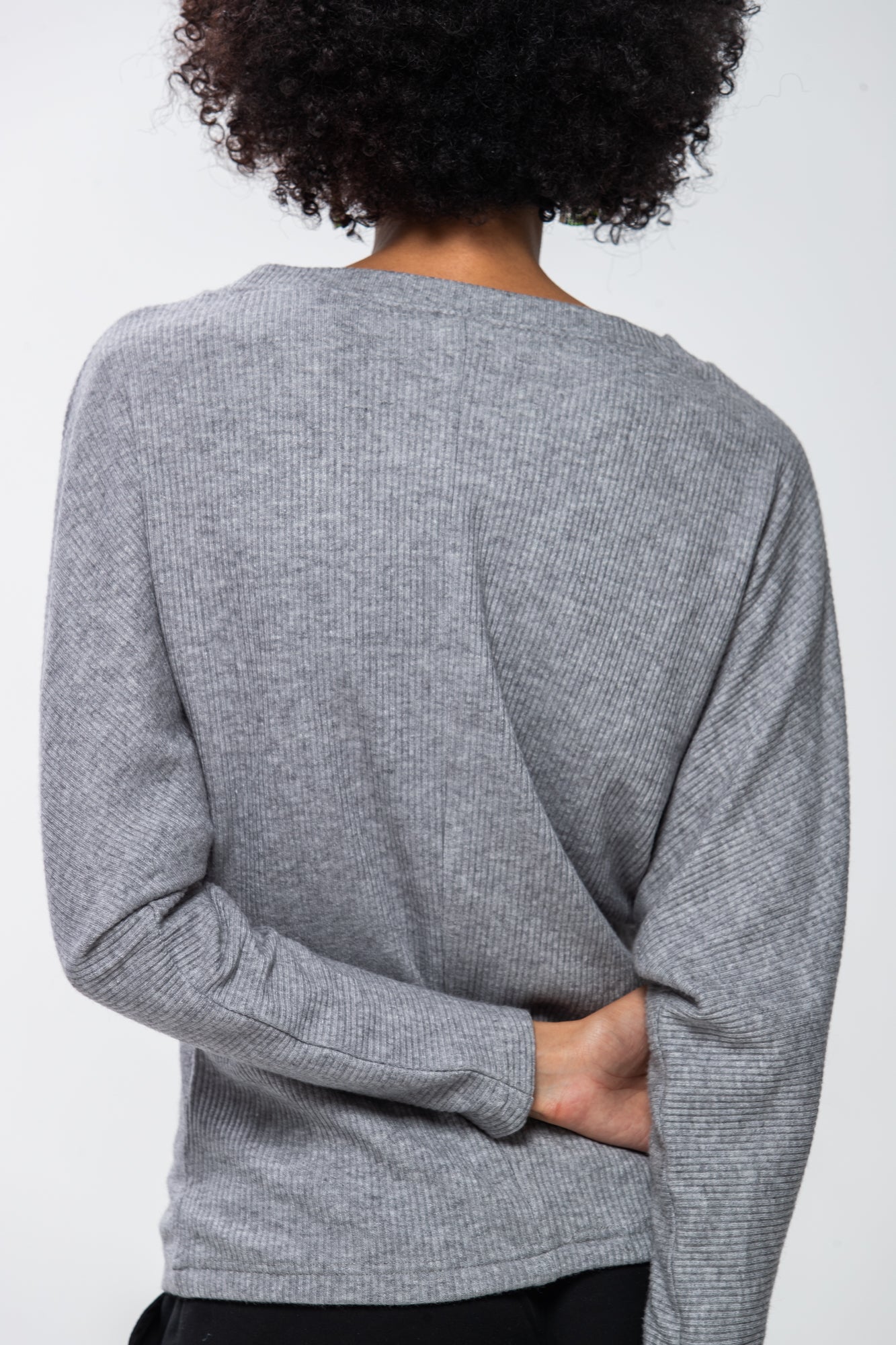 Grace Winter Knit - Grey Melange