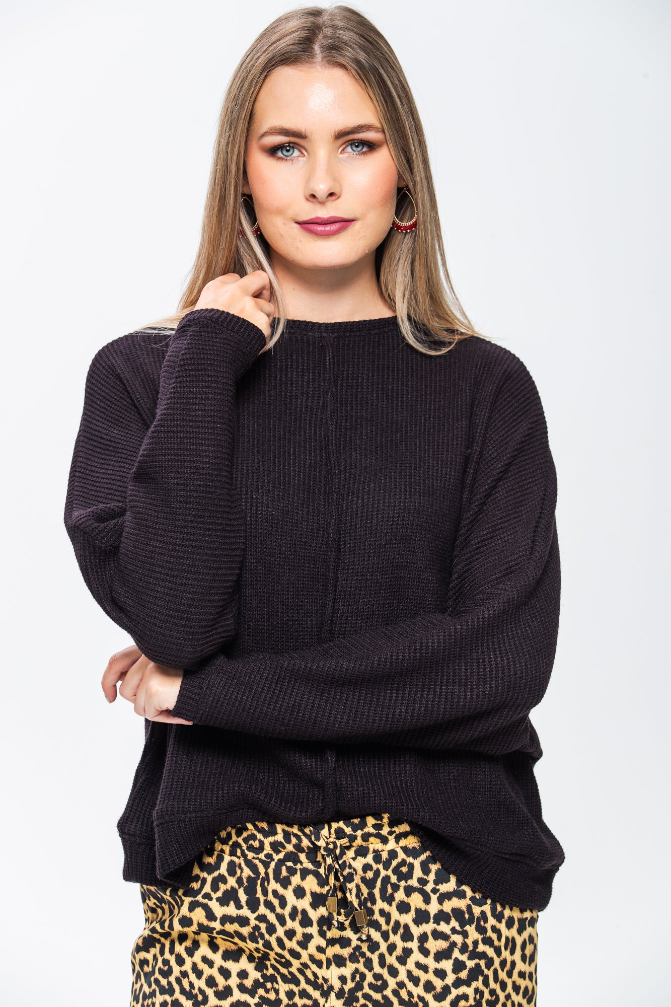 Diana Winter Knit - Black