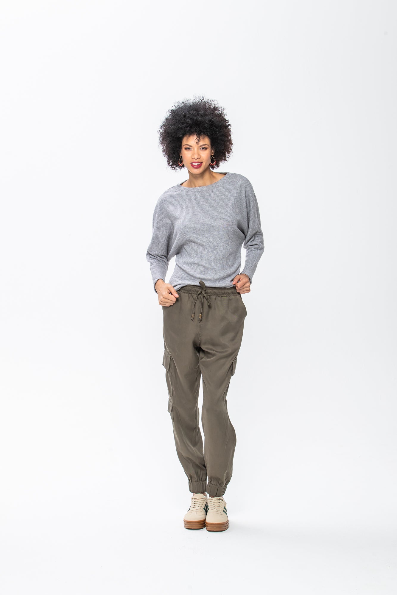 Grace Winter Knit - Grey Melange