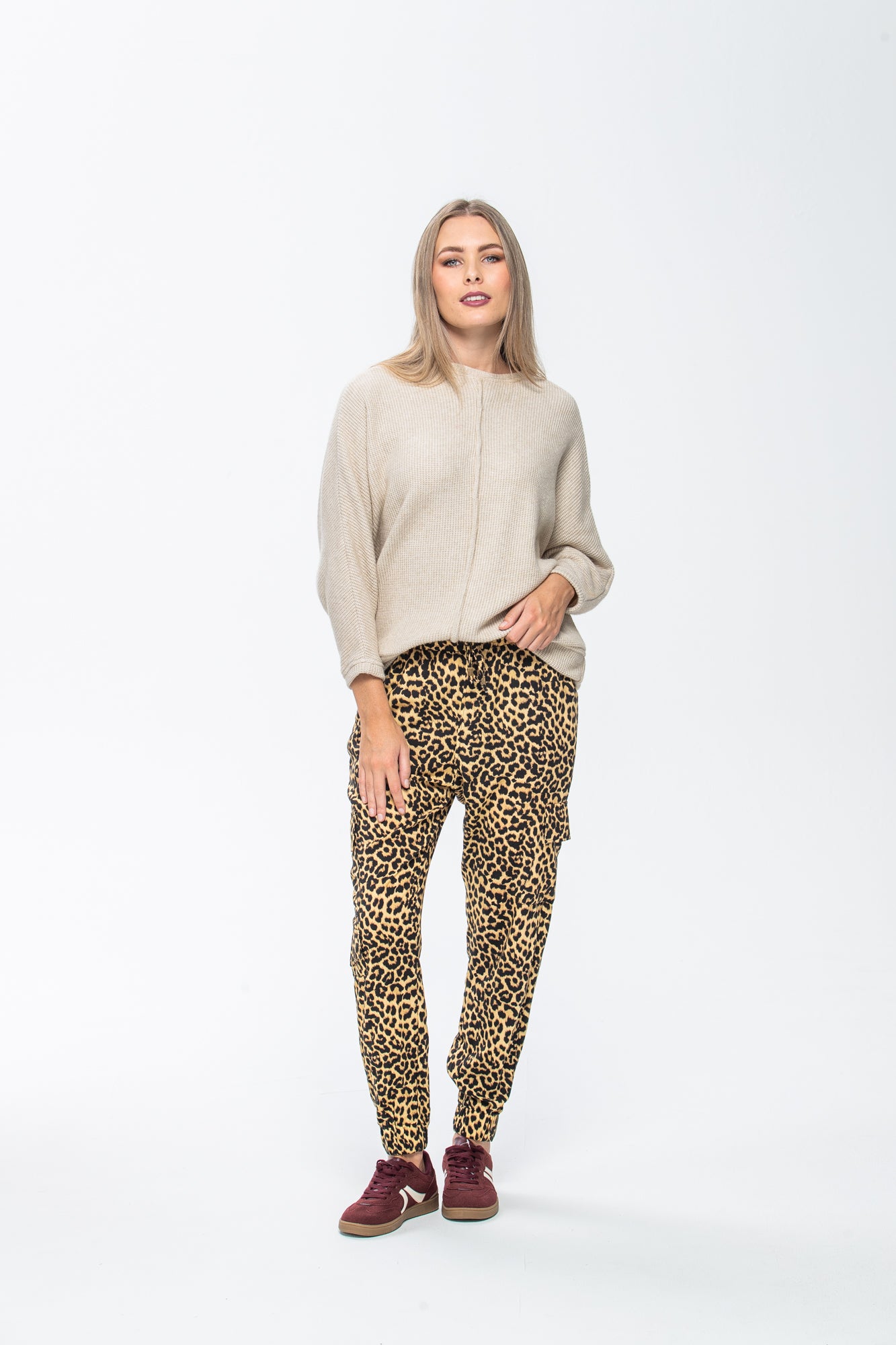 Boston Cargo Pants - Animal Print