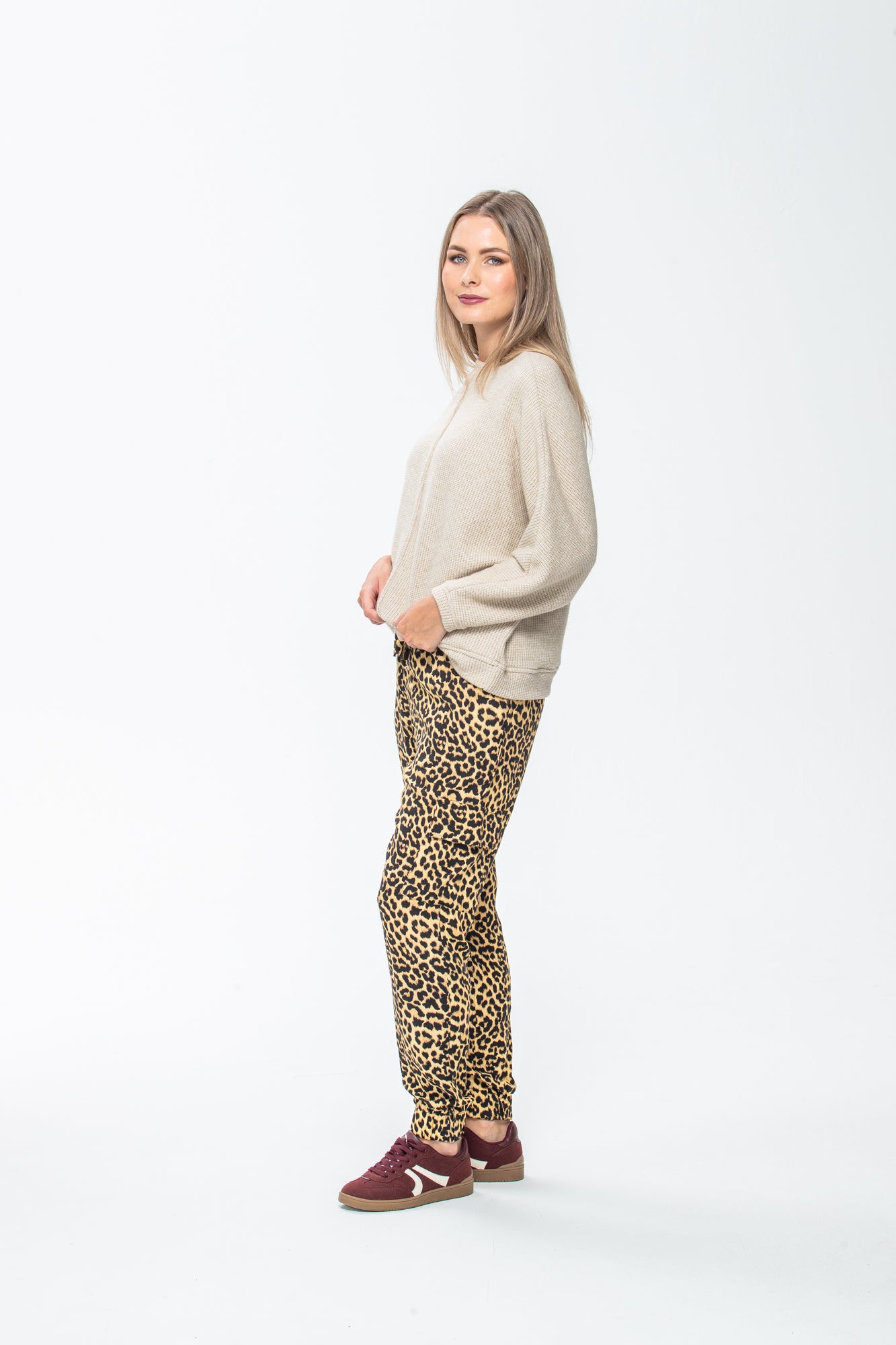 Boston Cargo Pants - Animal Print