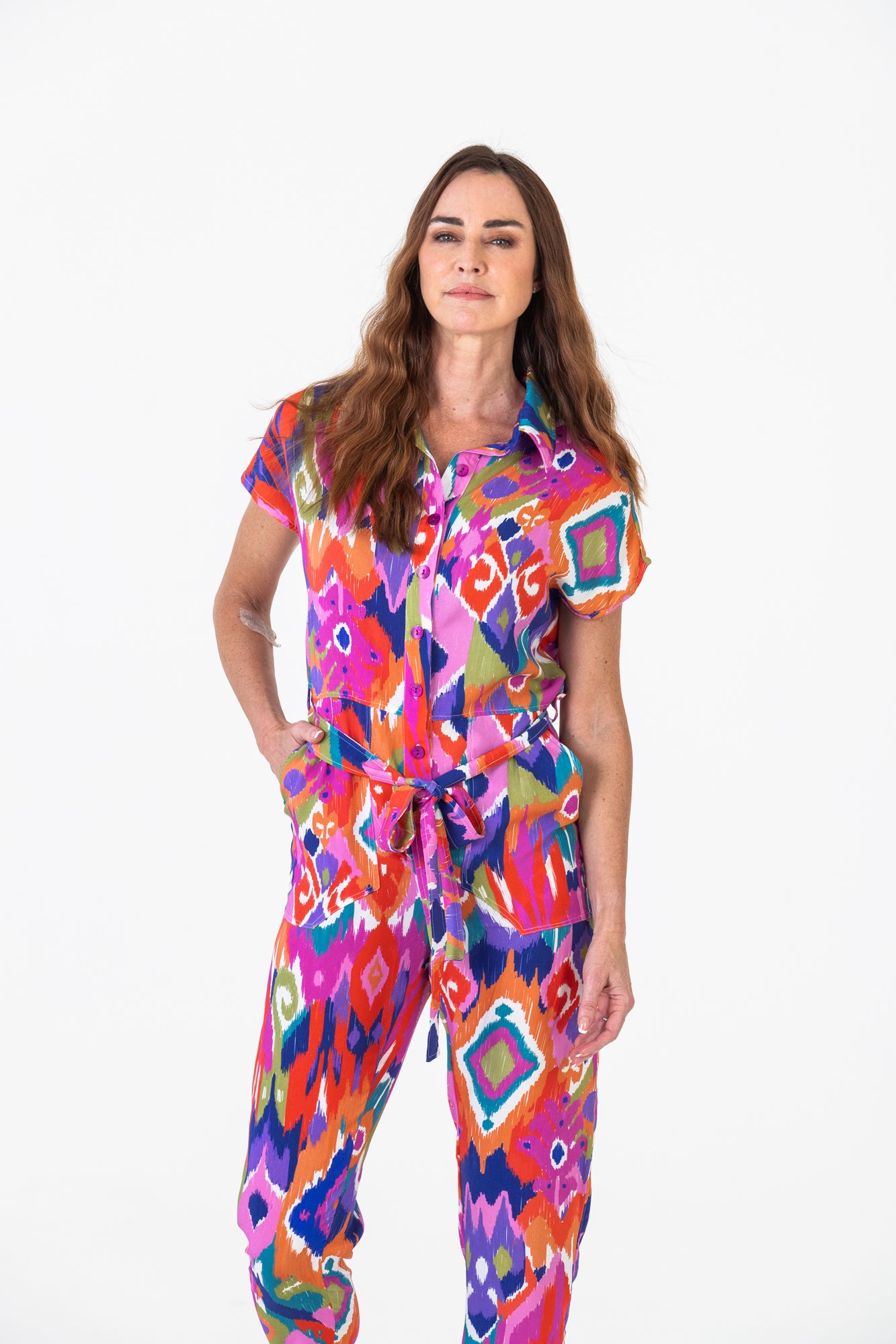 Malibu Jumpsuit - Abstract