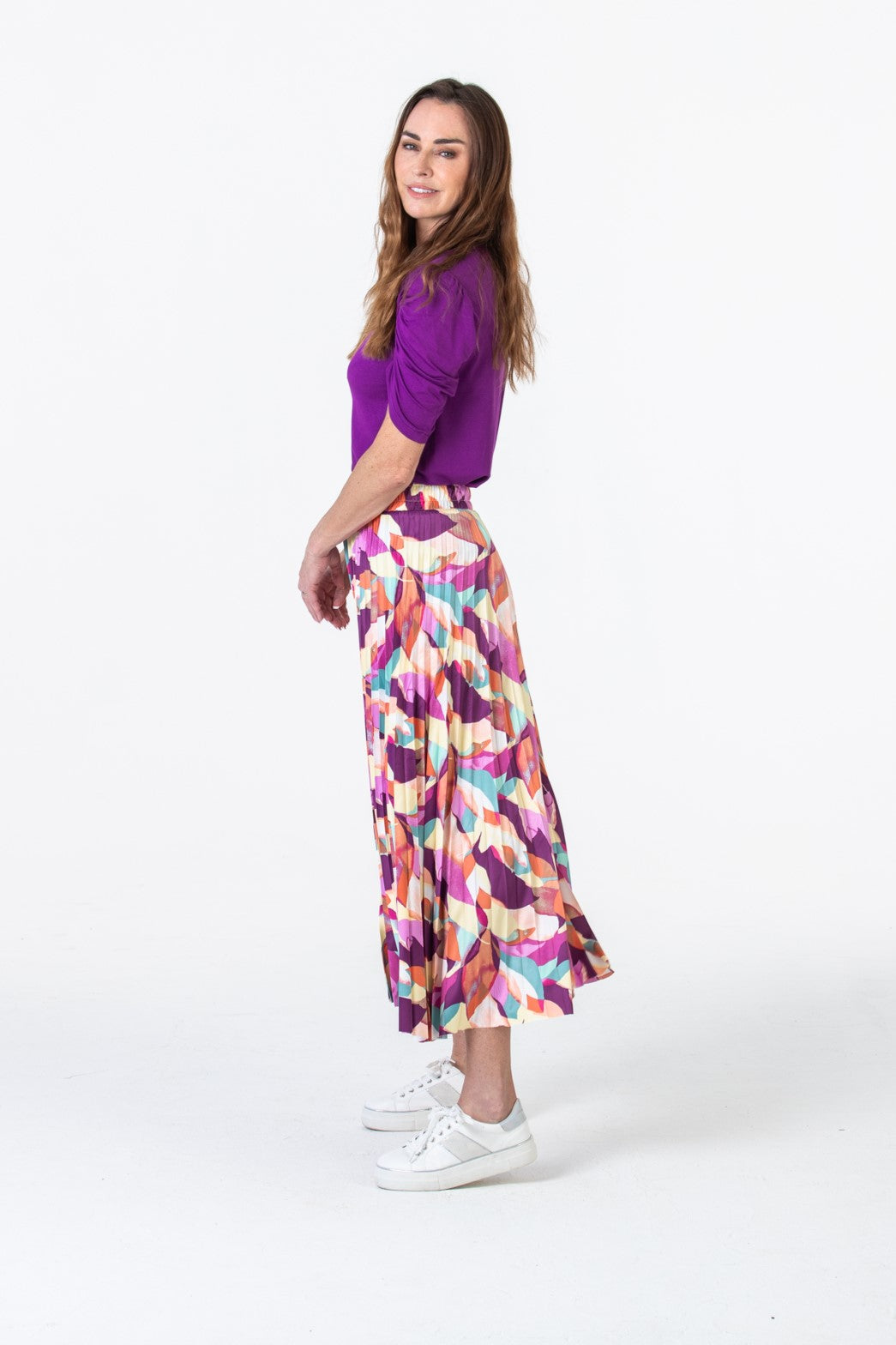London Sunray skirt - Shades of Lilac
