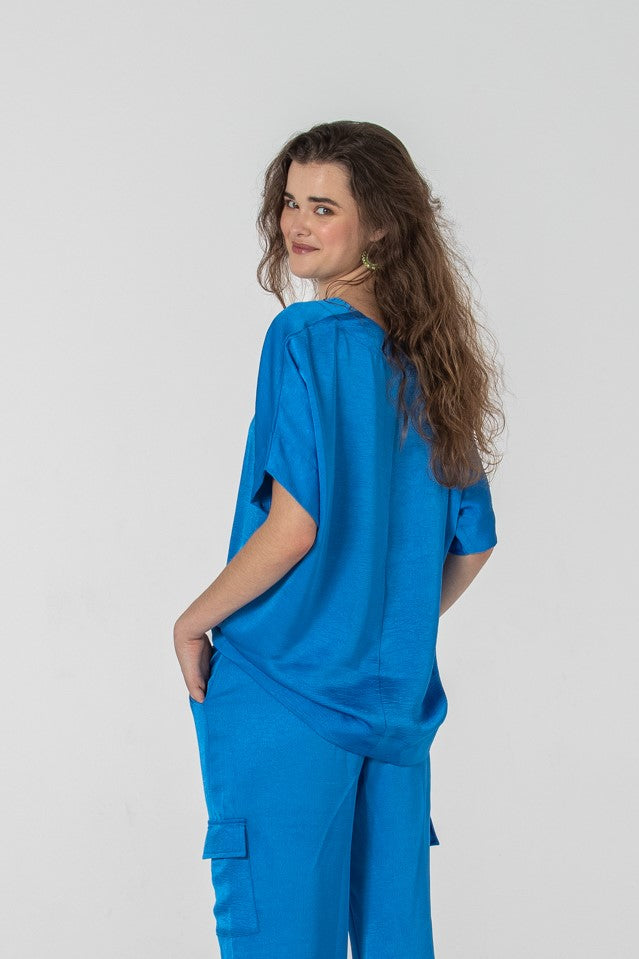 Amalfi Tunic Top - Blue