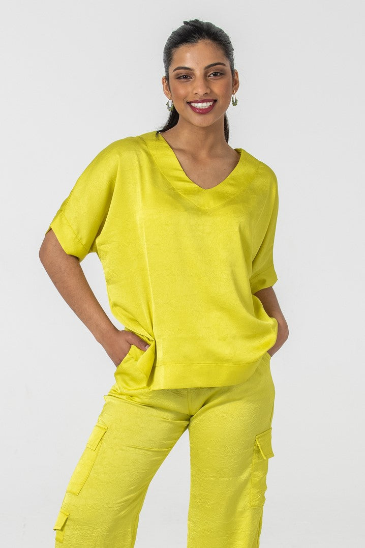 Amalfi Tunic top - Wild Lime