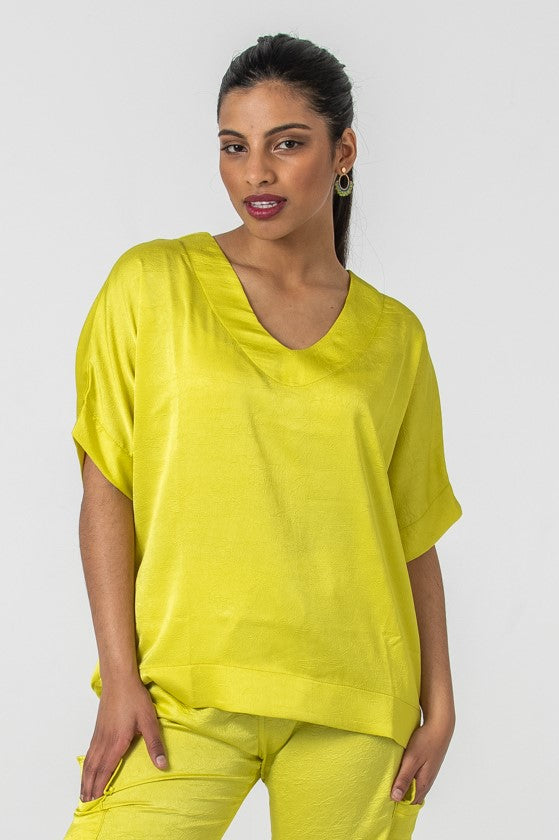 Amalfi Tunic top - Wild Lime