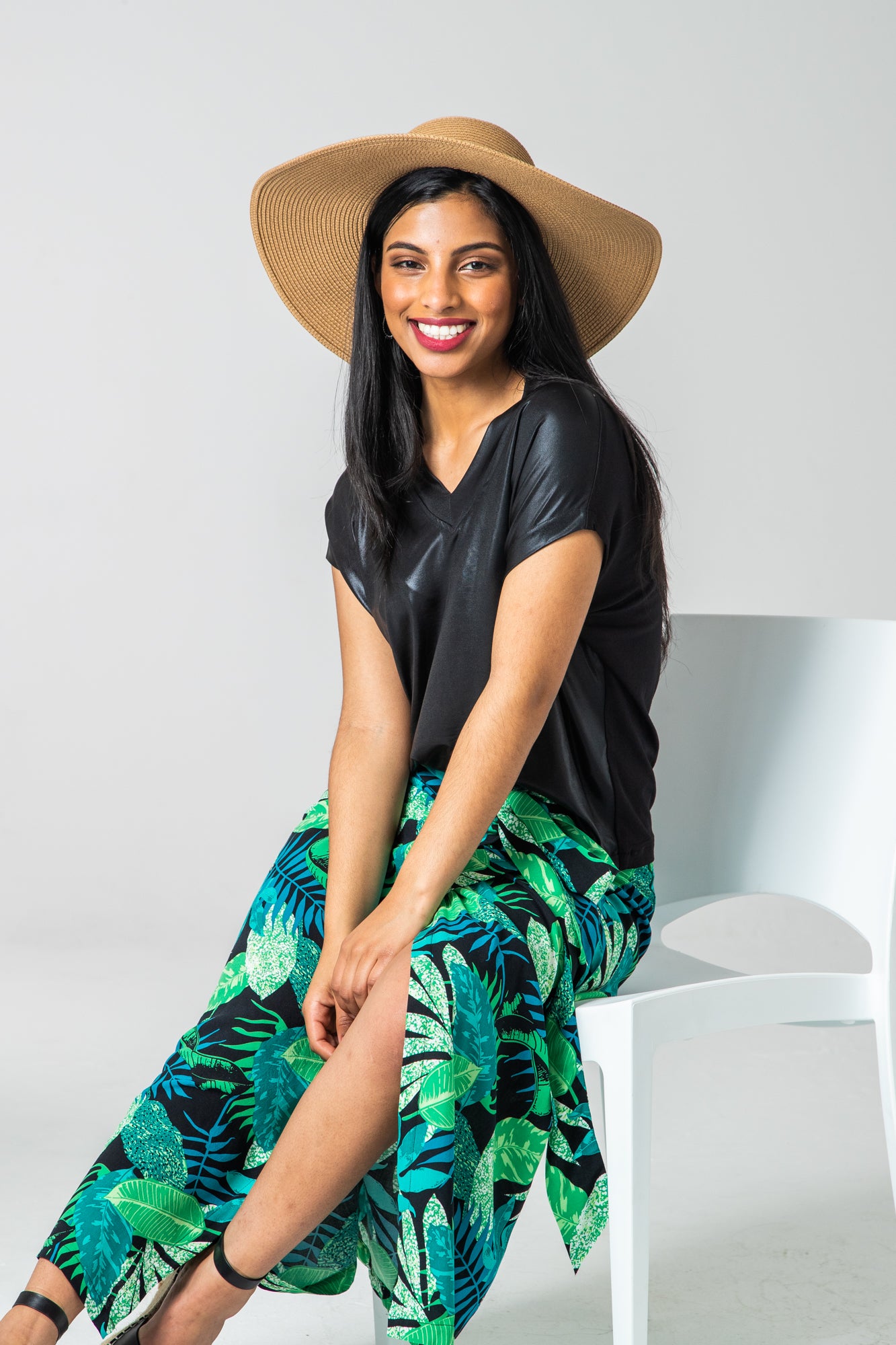 Bali Wrap skirt - Tropical Forest