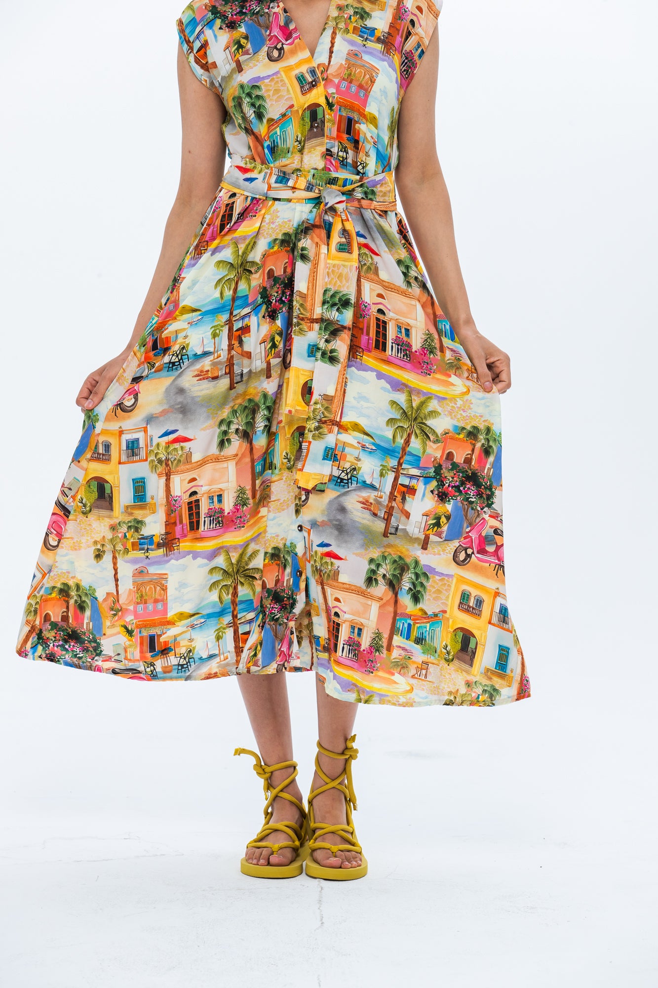 Cabo Dress - Pink Vespa