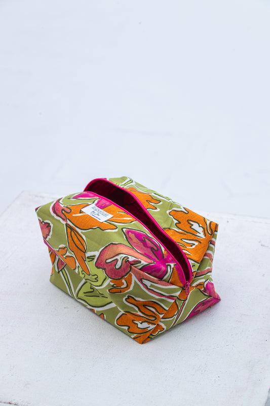 The Intentional Toiletry Bag - Pink & Green