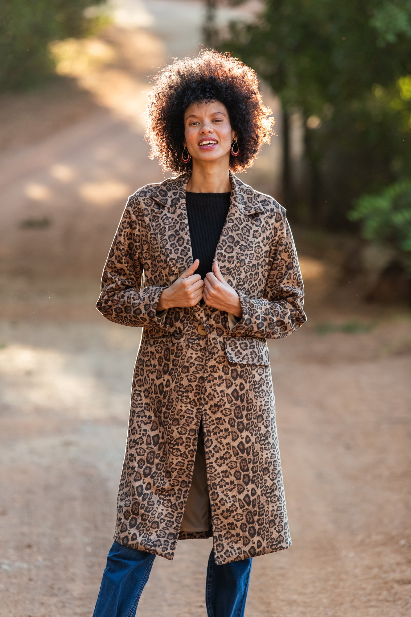 Naomi Coat - Animal Print