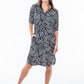 Sicily Shirt Dress - Black and White